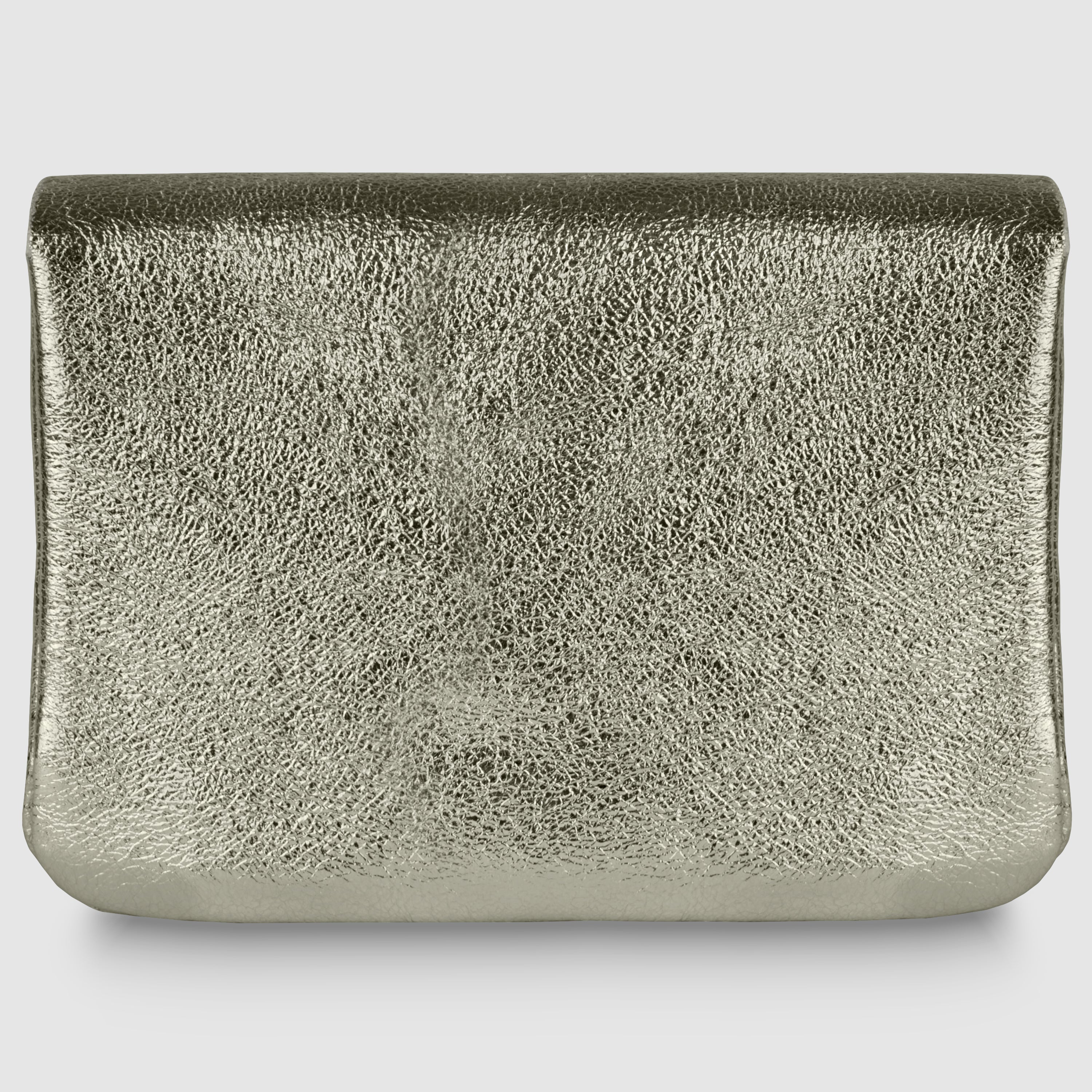 Metallic Suede Leather Wallet