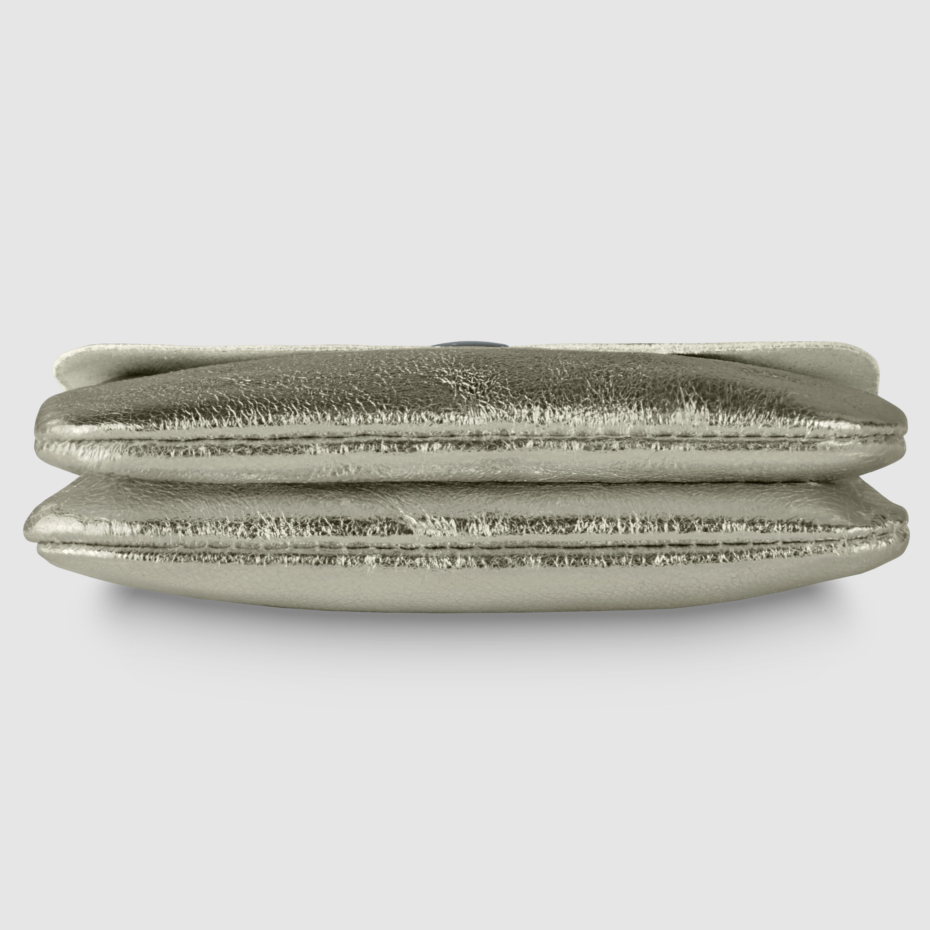 Metallic Suede Leather Wallet