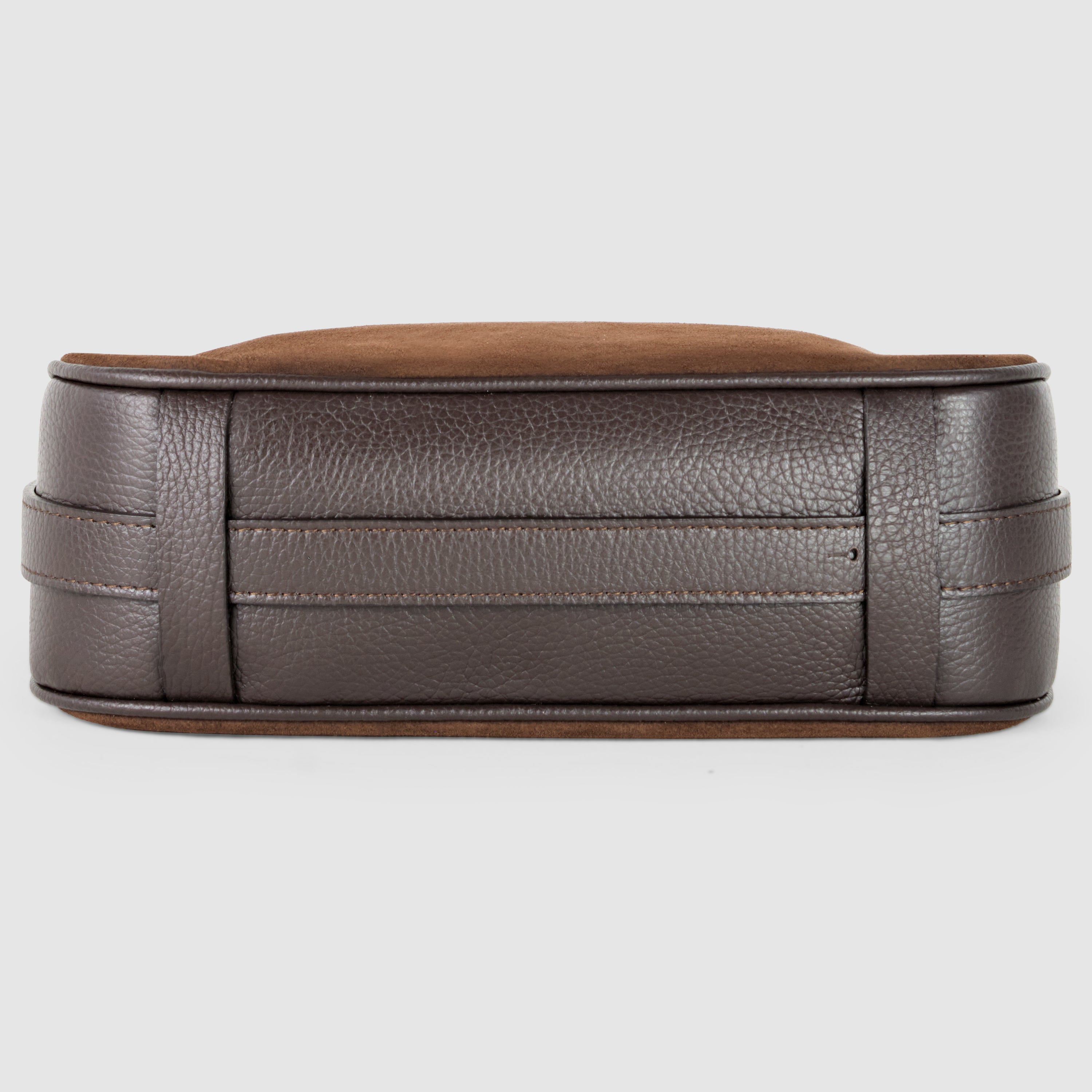 Italian Genuine Suede Crossbody Bag 242265