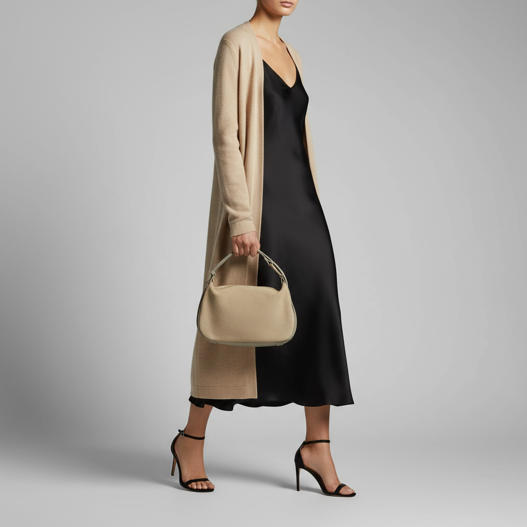 Italian Genuine Suede Crossbody Bag 242265