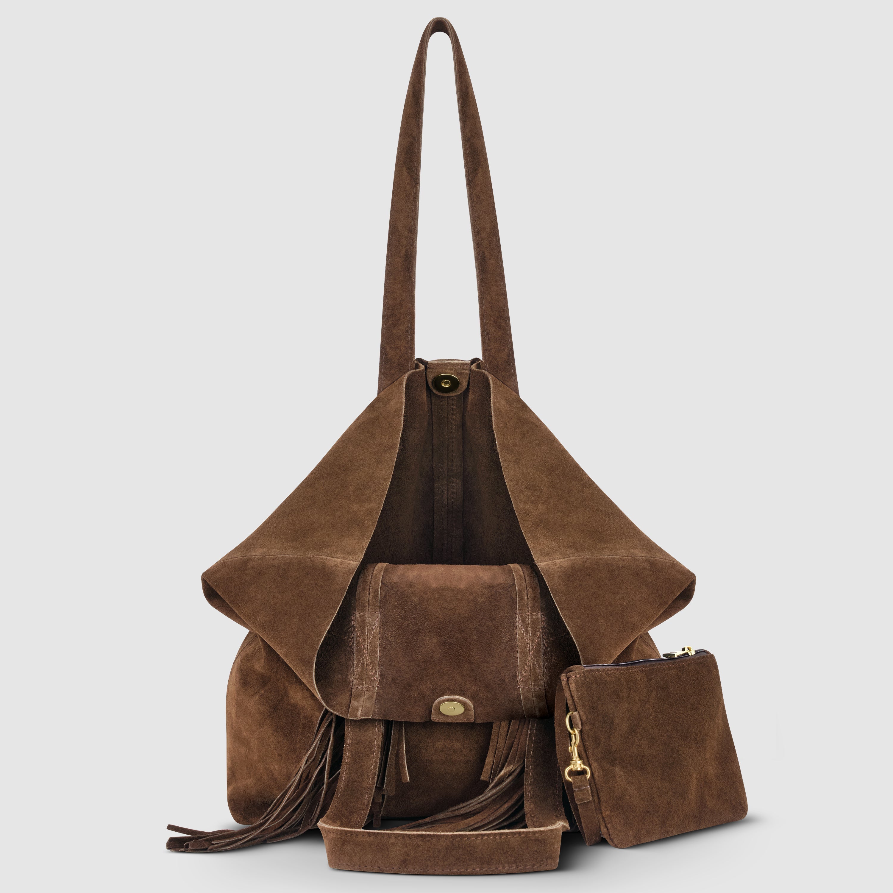 SteinMart.com | Suede Leather Tote Bag – Stein Mart