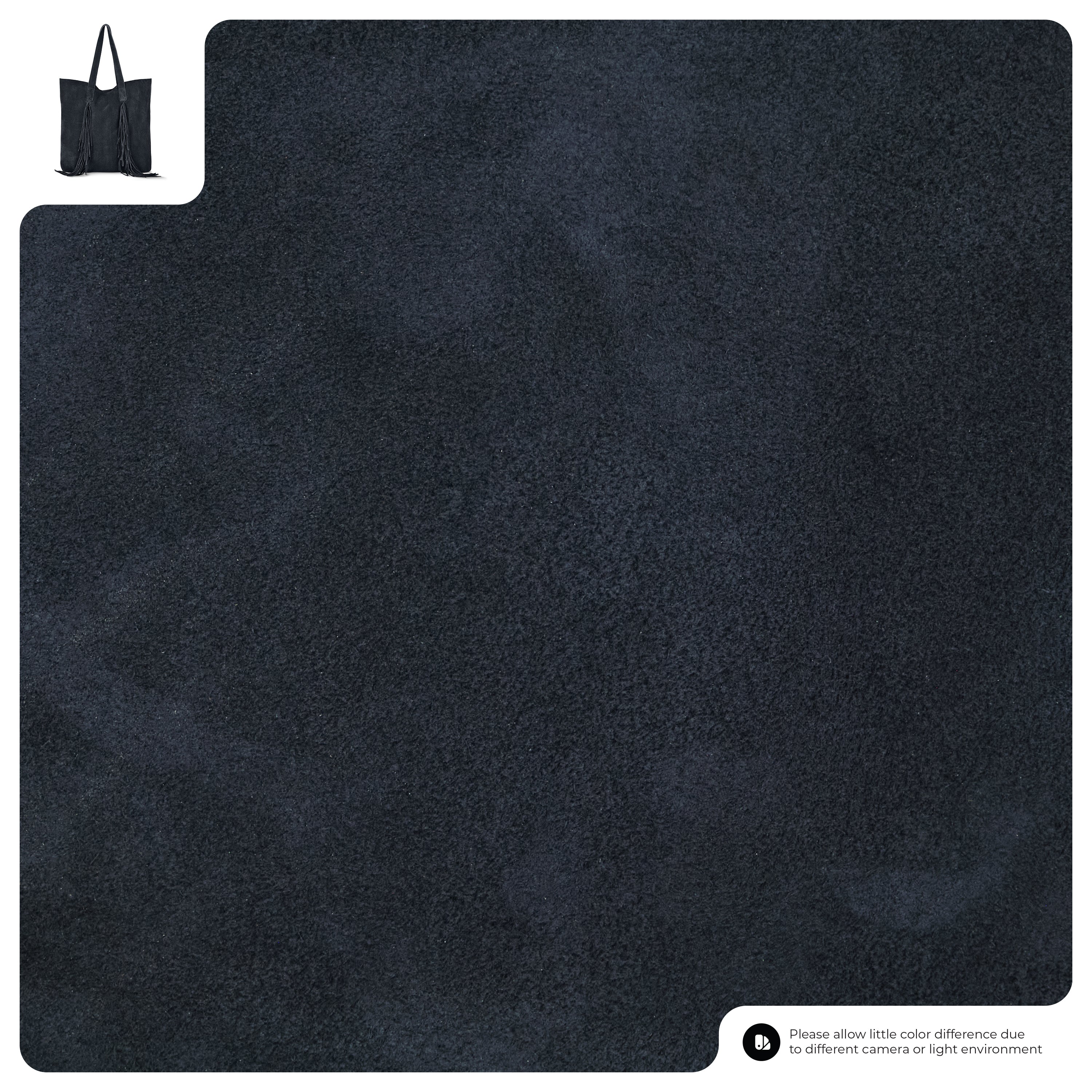 Suede Leather Tote Bag