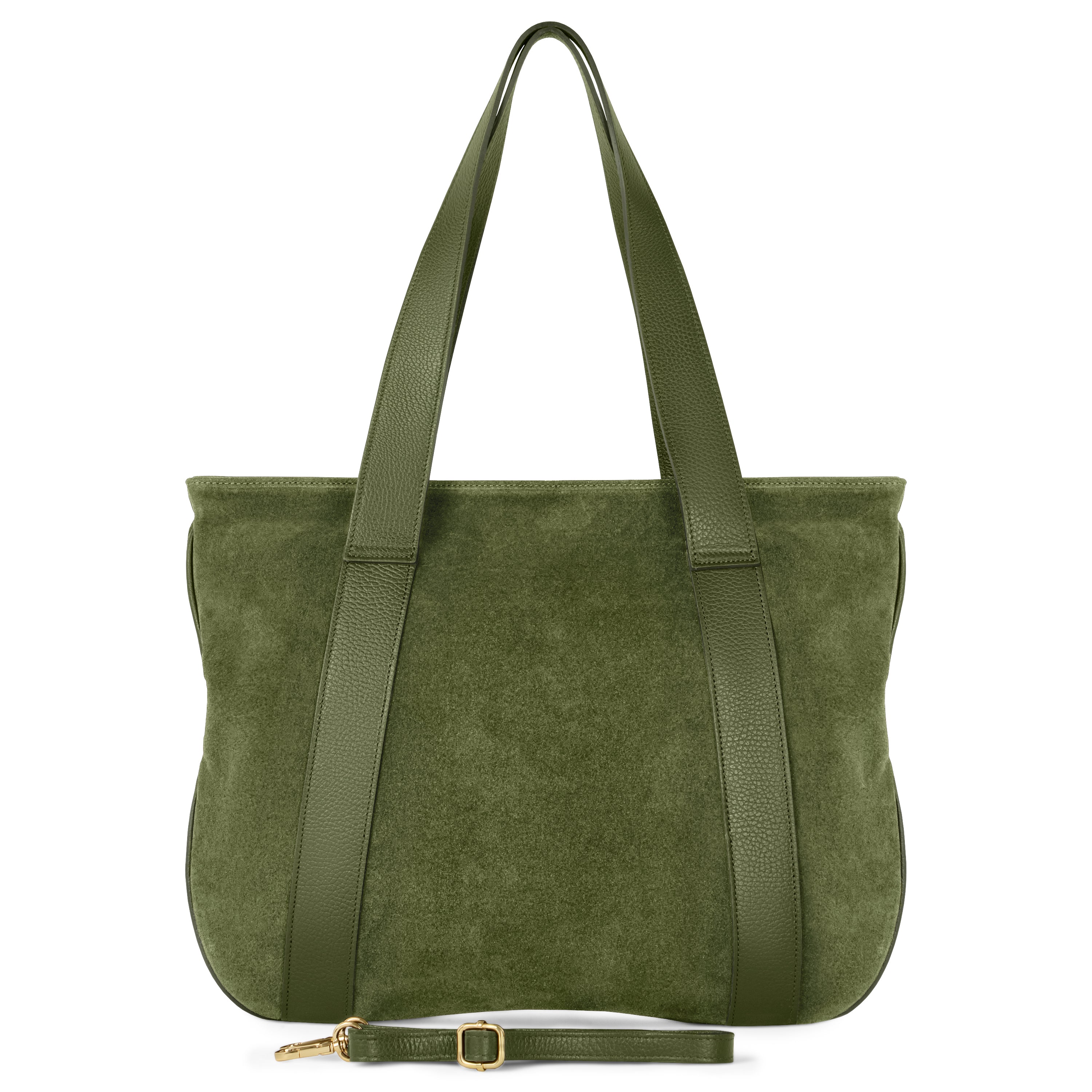 Italian Genuine Suede Satchel Bag