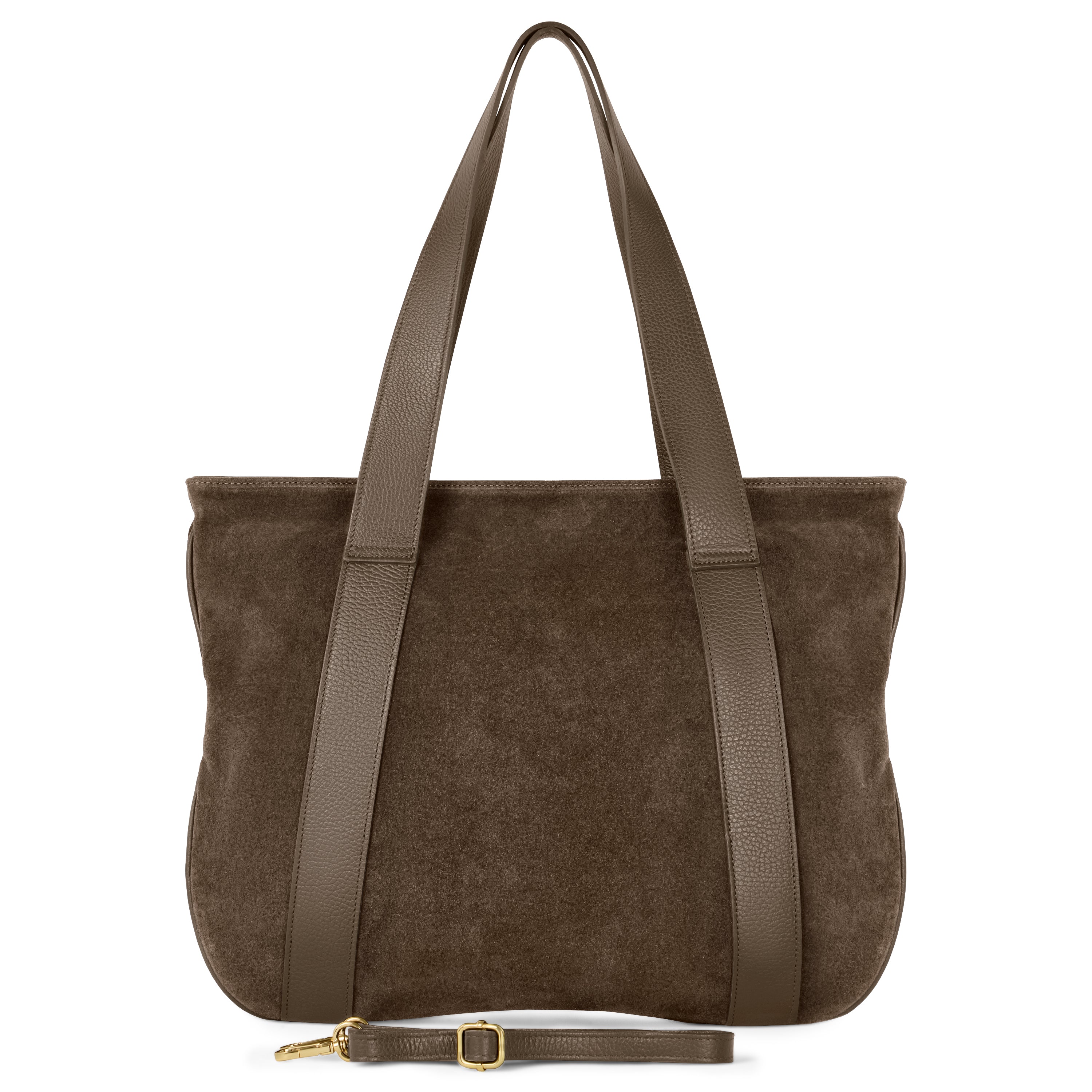 Italian Genuine Suede Satchel Bag