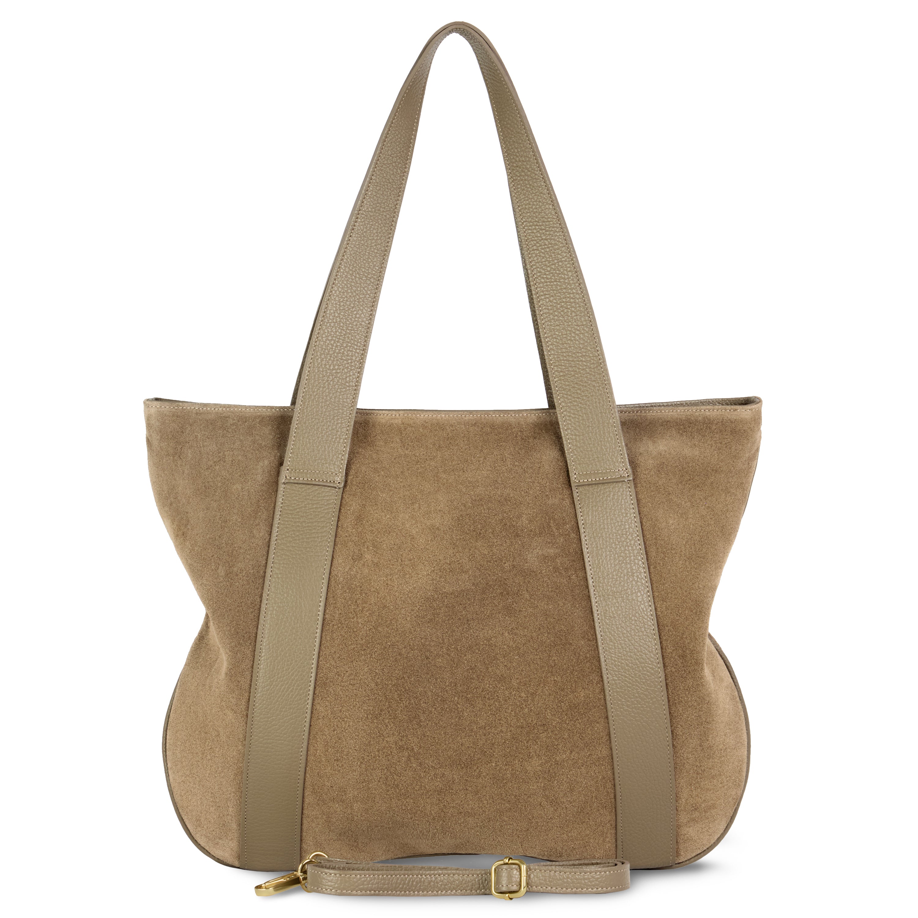 Italian Genuine Suede Satchel Bag