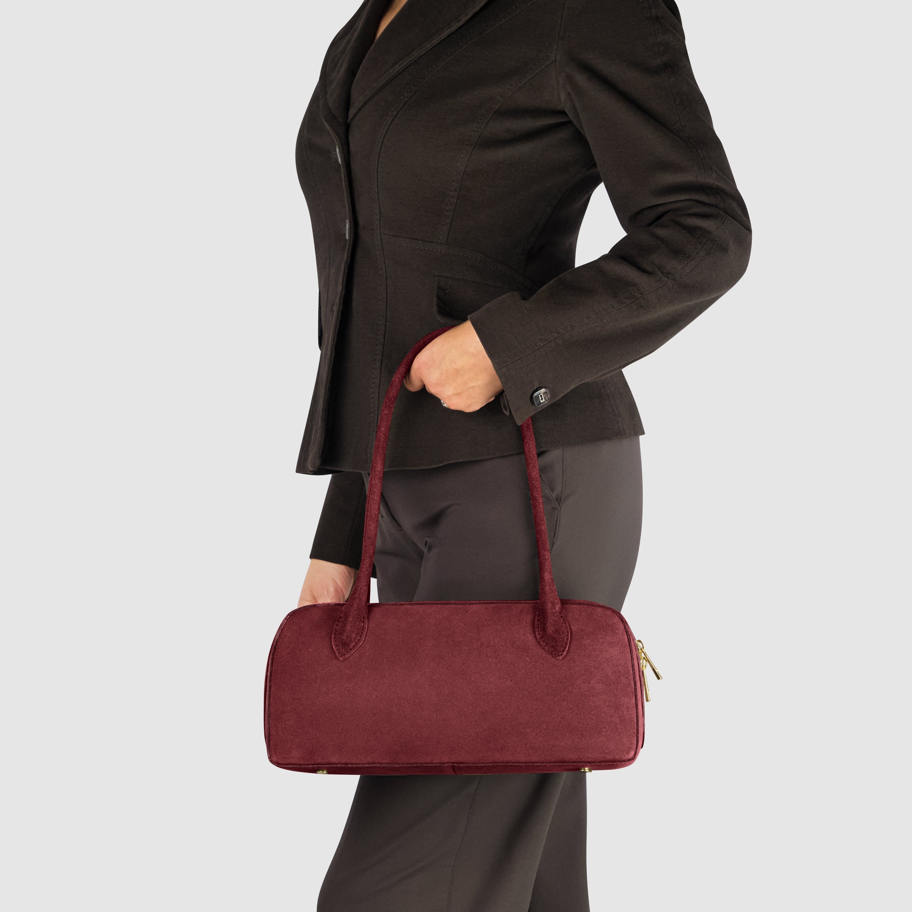 Italian Genuine Suede Shoulder Bag