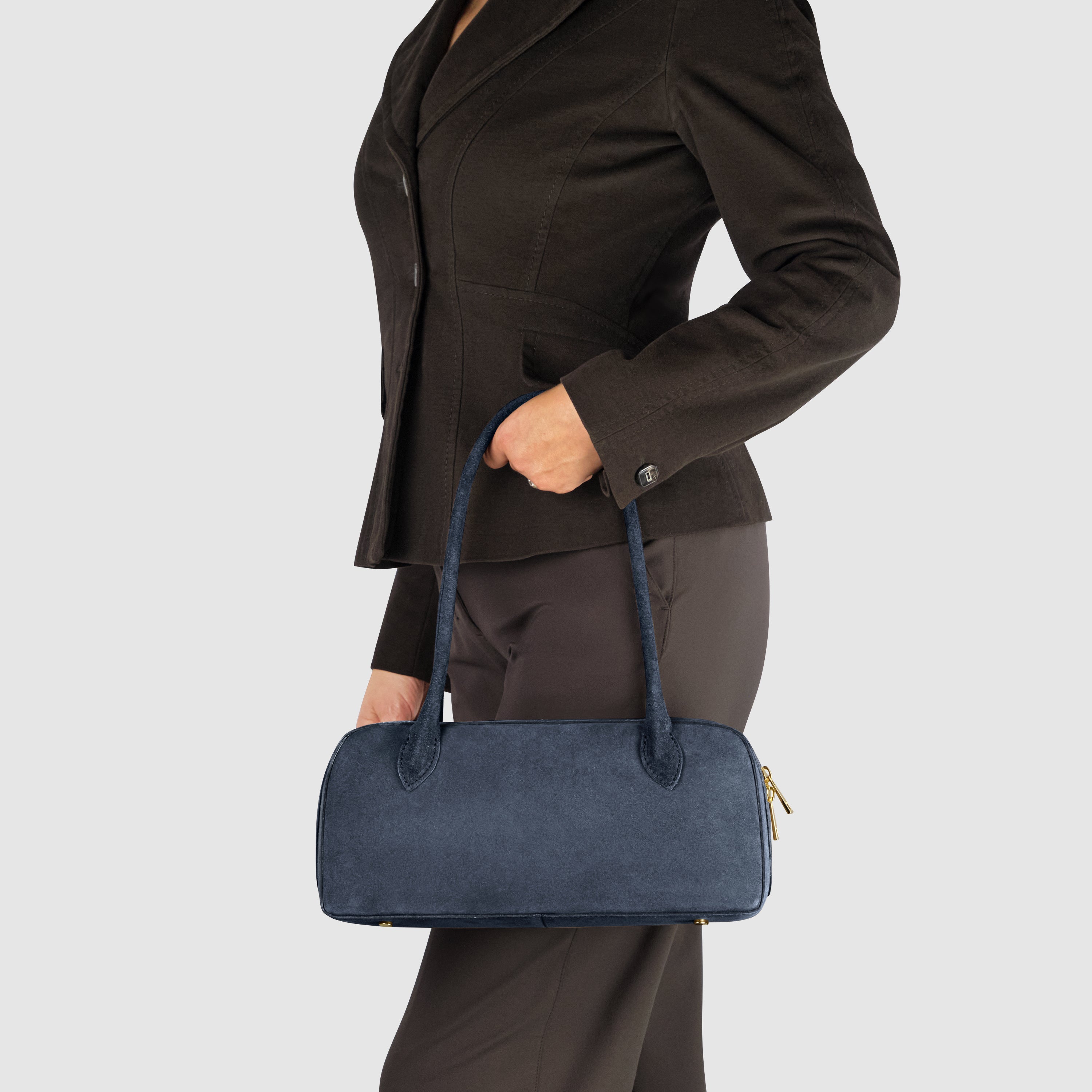 Italian Genuine Suede Shoulder Bag