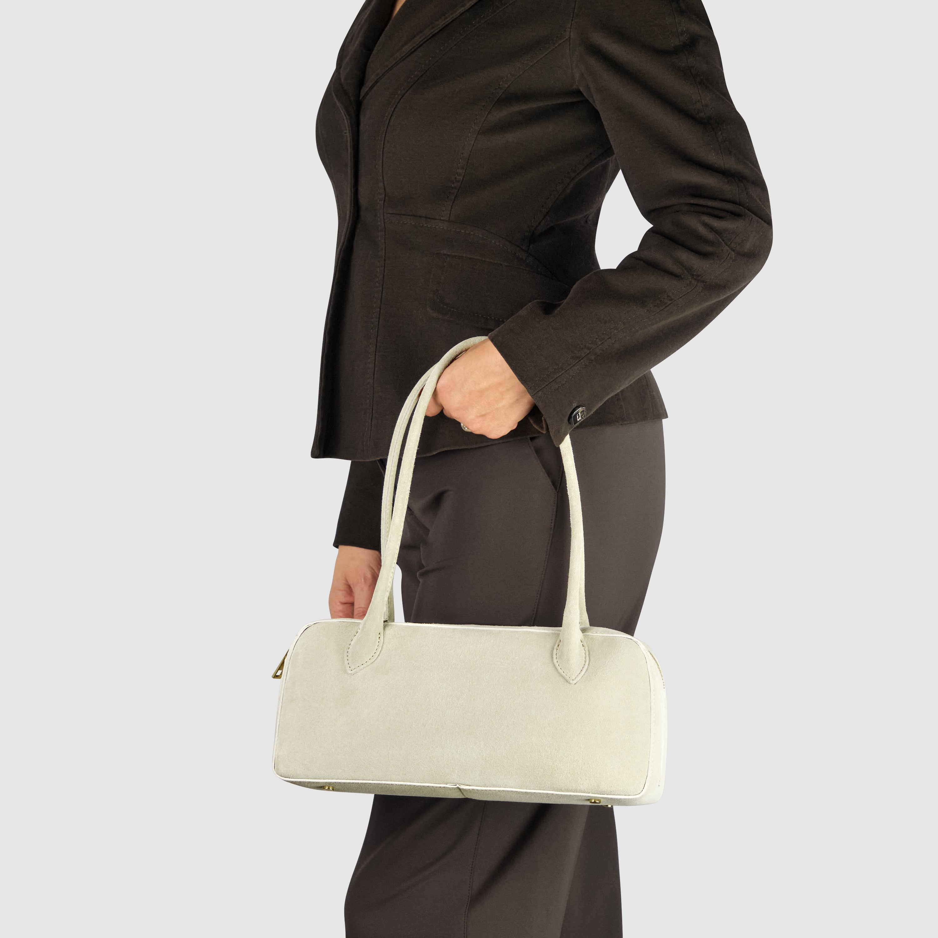 Italian Genuine Suede Shoulder Bag