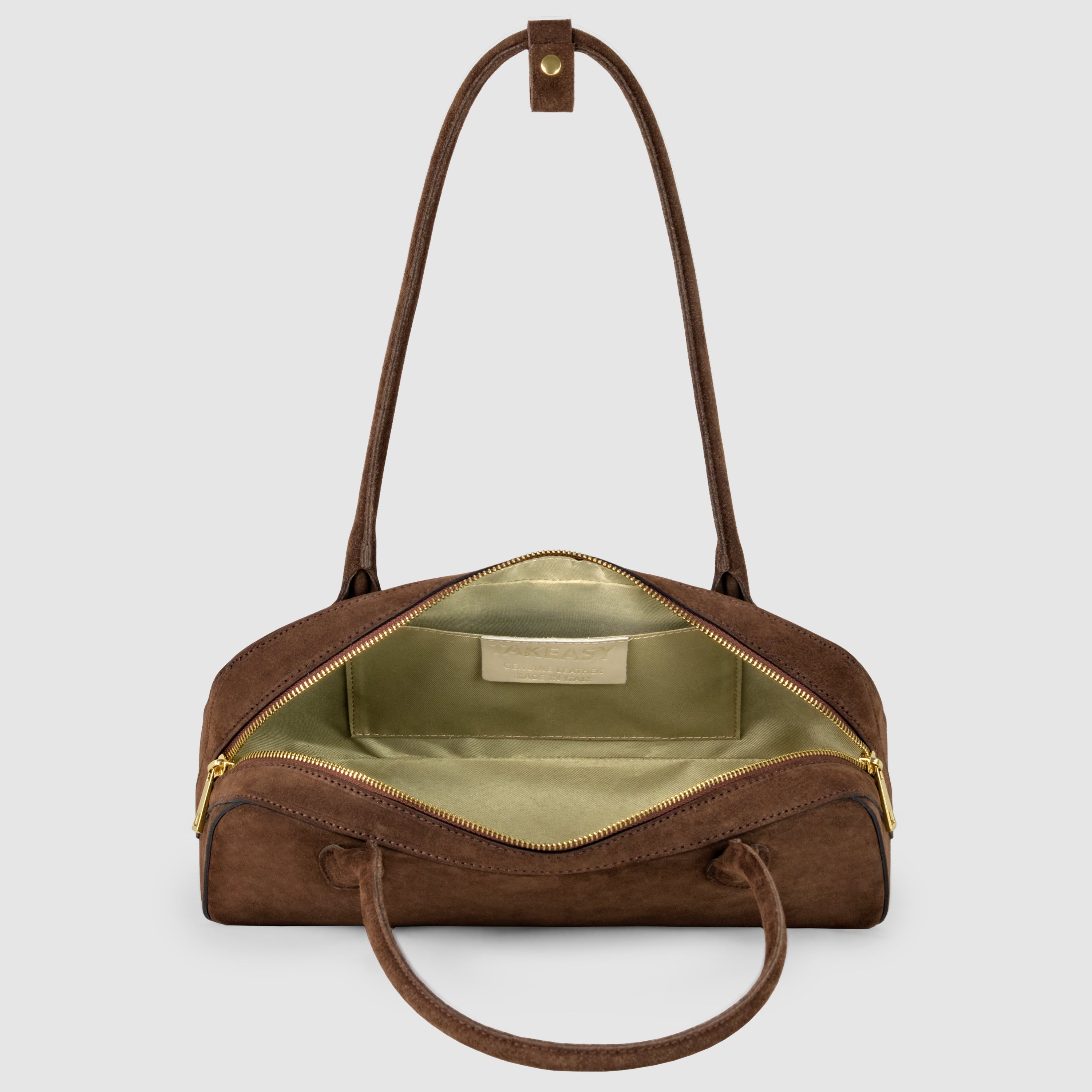 Italian Genuine Suede Shoulder Bag