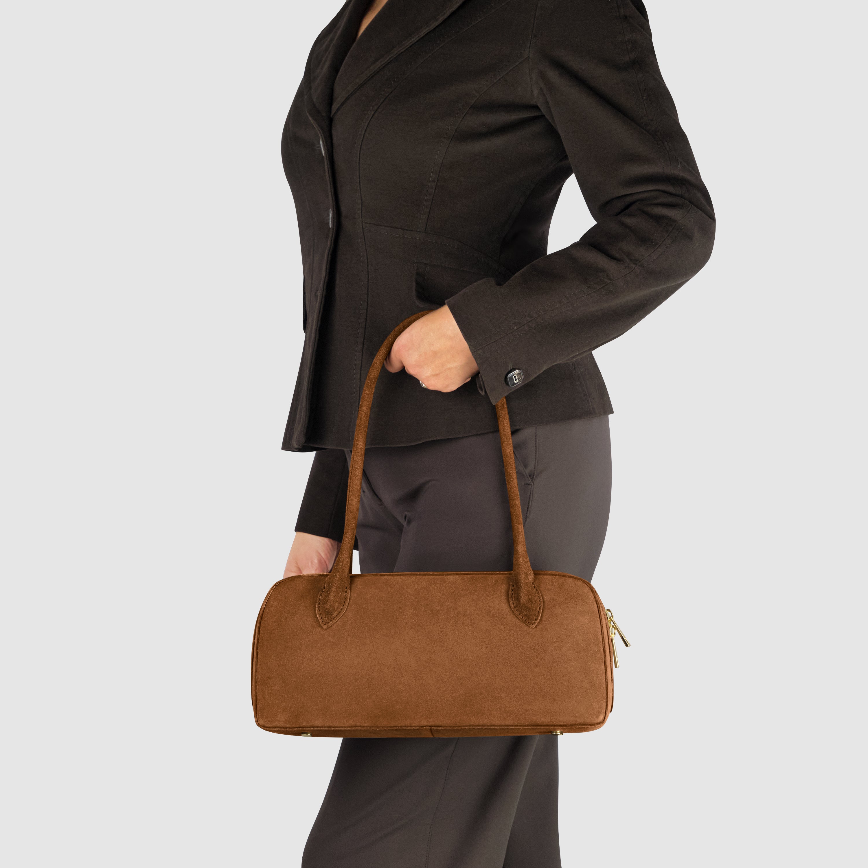 Italian Genuine Suede Shoulder Bag