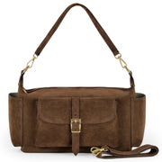 Italian Genuine Suede Shoulder Bag 323040