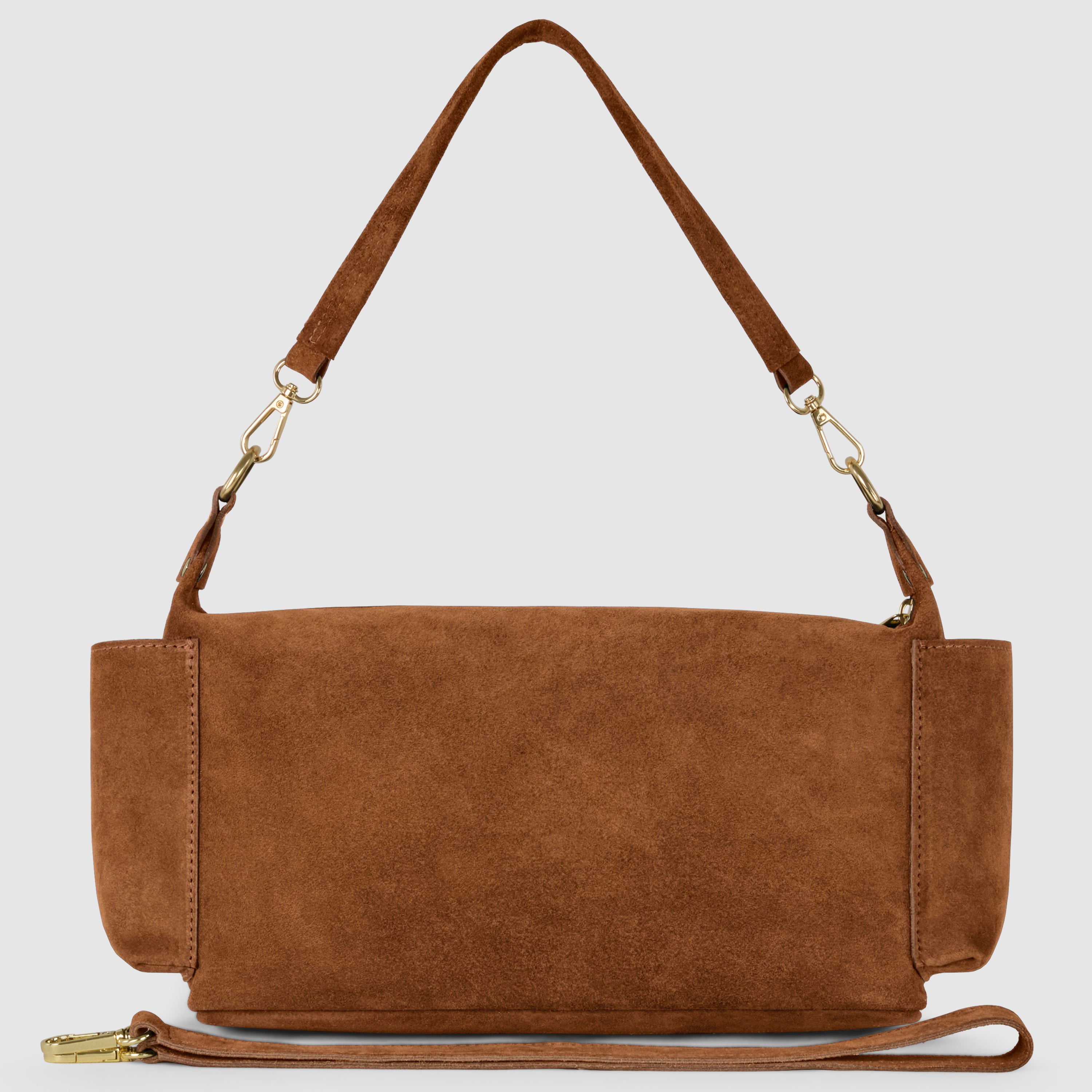 Italian Genuine Suede Shoulder Bag 323040