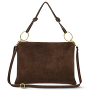 Italian Genuine Suede Shoulder Bag 171551