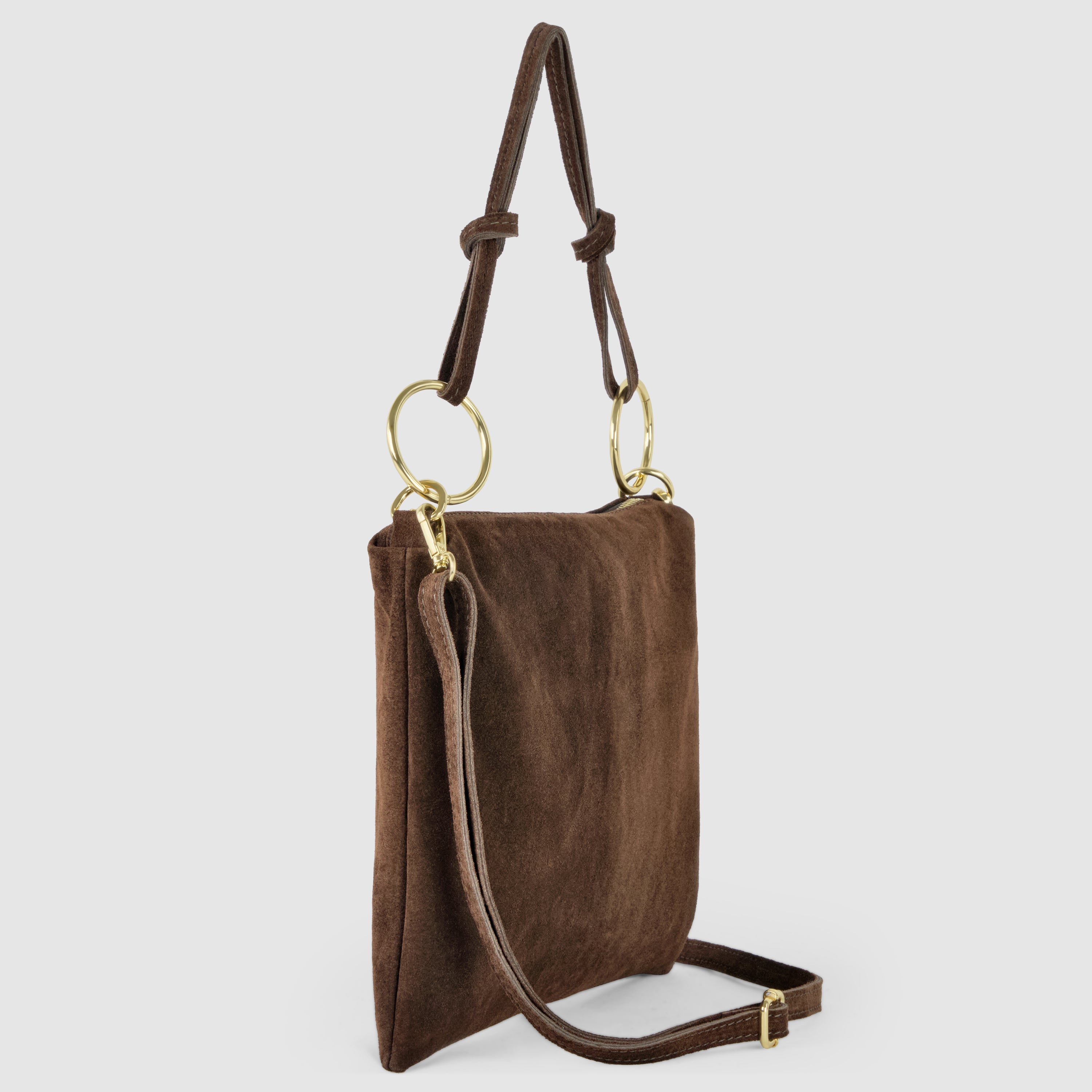 Italian Genuine Suede Shoulder Bag 171551