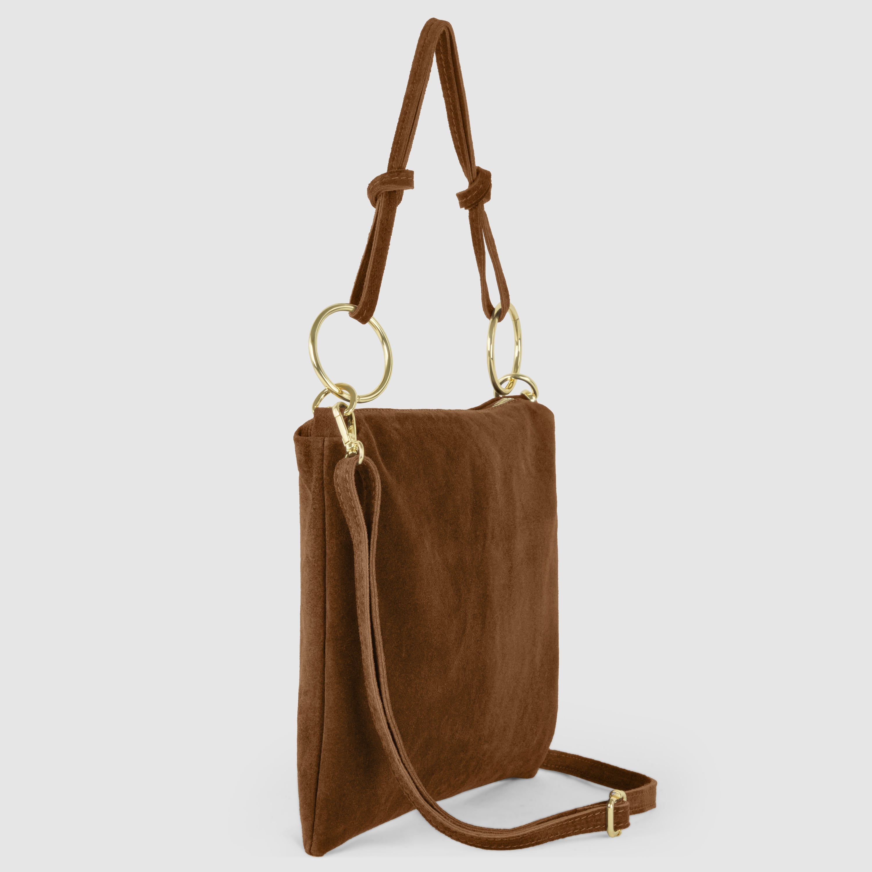 Italian Genuine Suede Shoulder Bag 171551