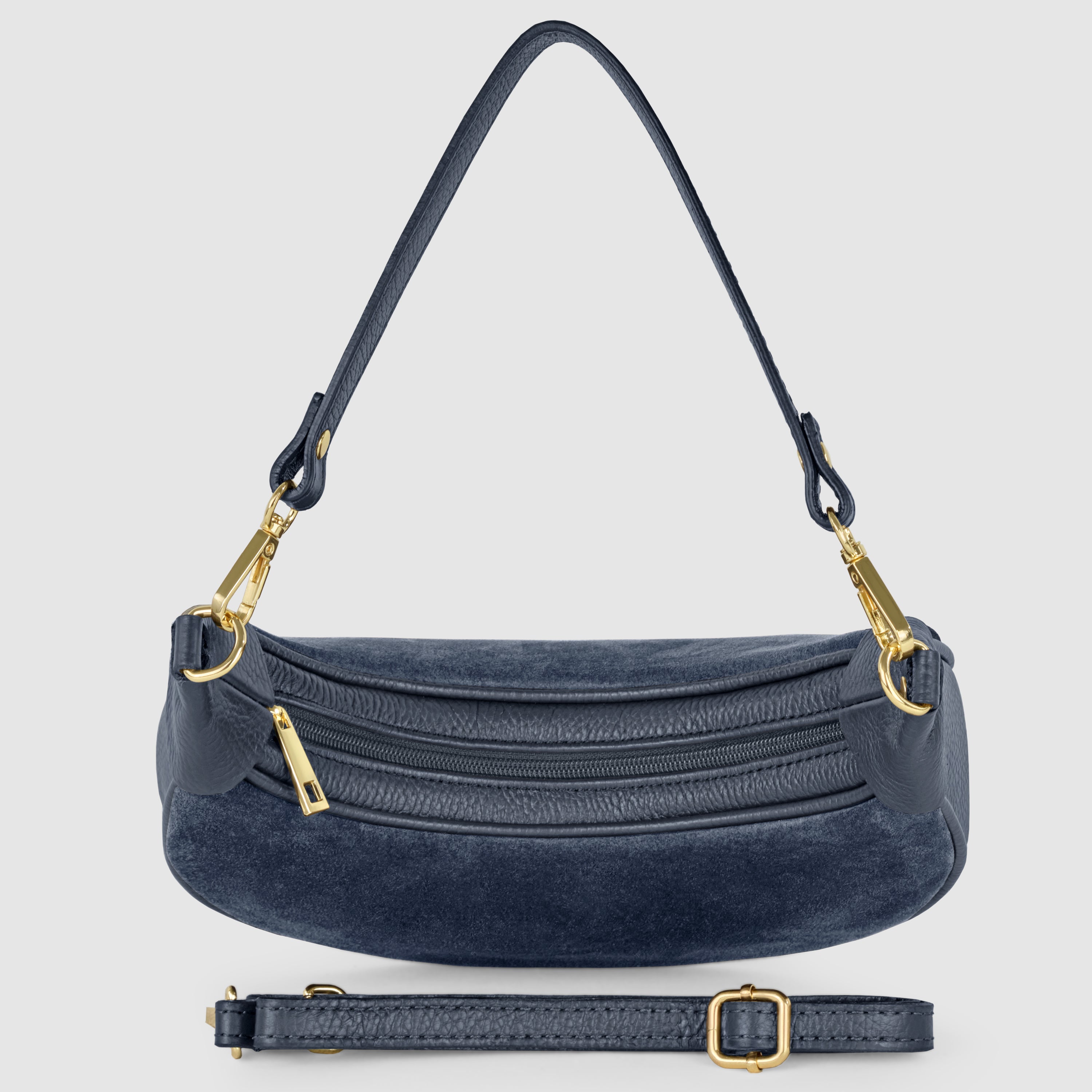 Italian Genuine Suede Shoulder Bag 222024