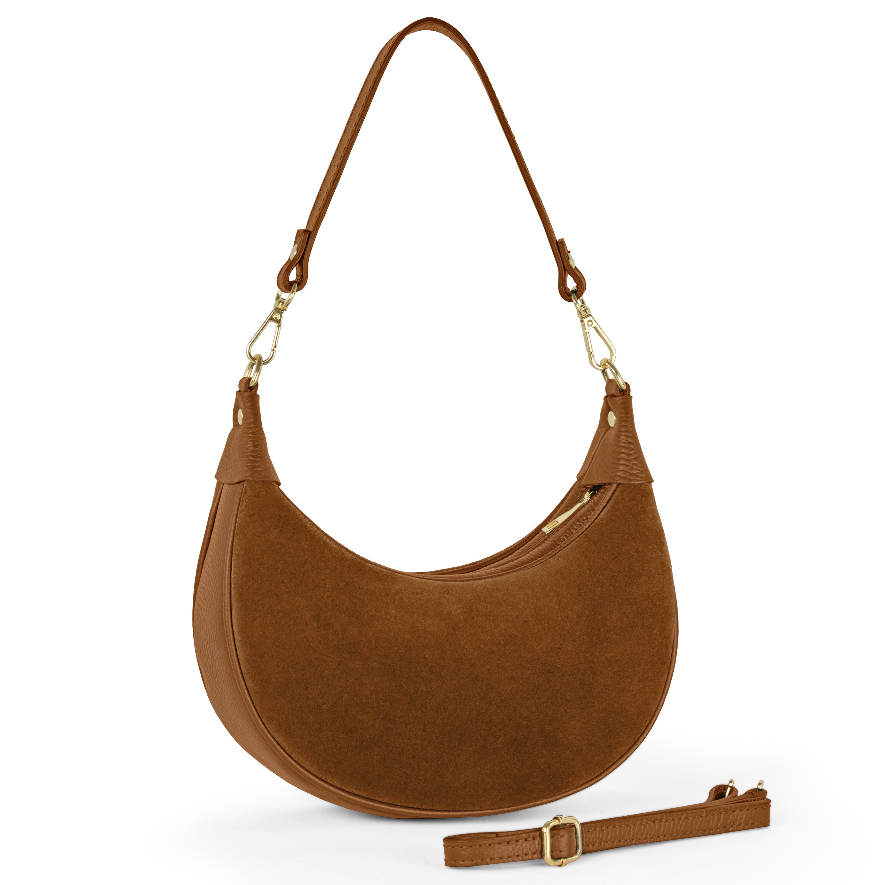 Italian Genuine Suede Shoulder Bag 222024