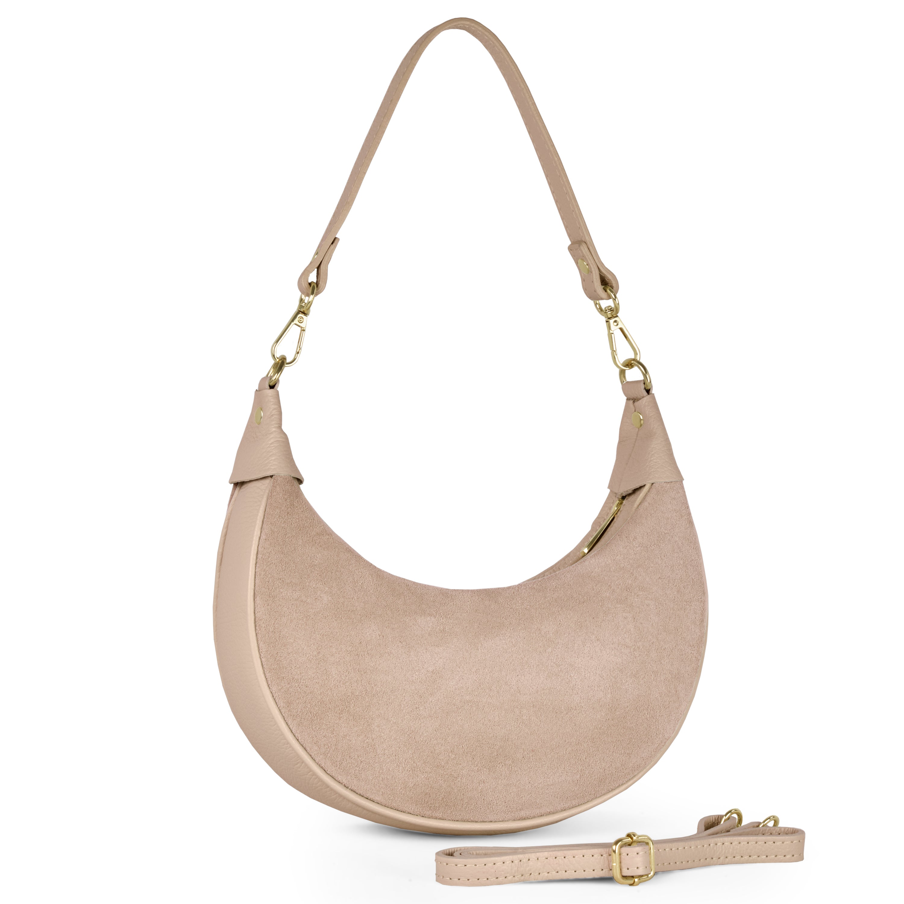 Italian Genuine Suede Shoulder Bag 222024