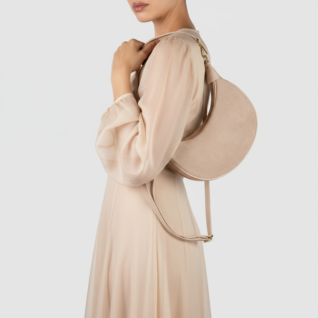 Italian Genuine Suede Shoulder Bag 222024