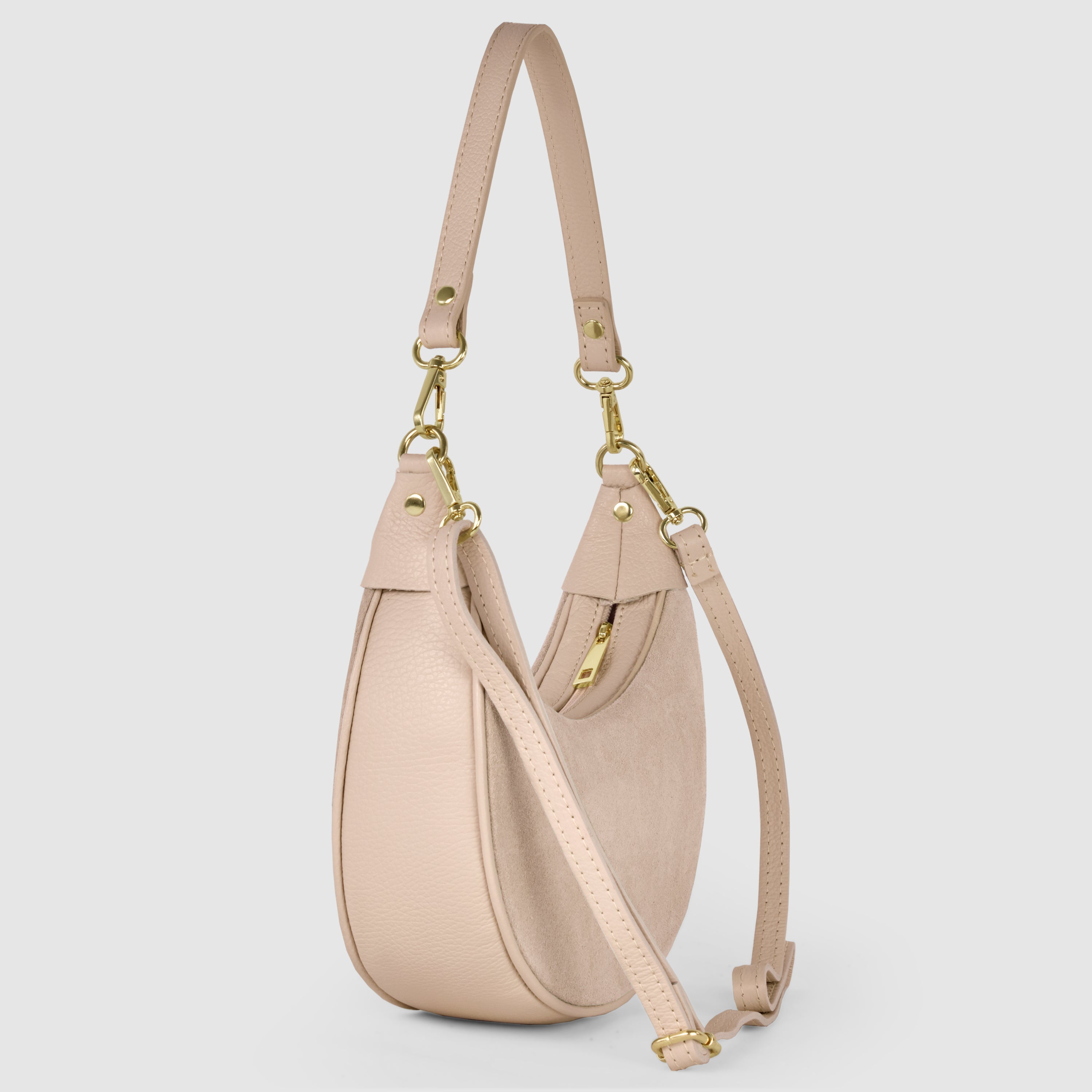 Italian Genuine Suede Shoulder Bag 222024