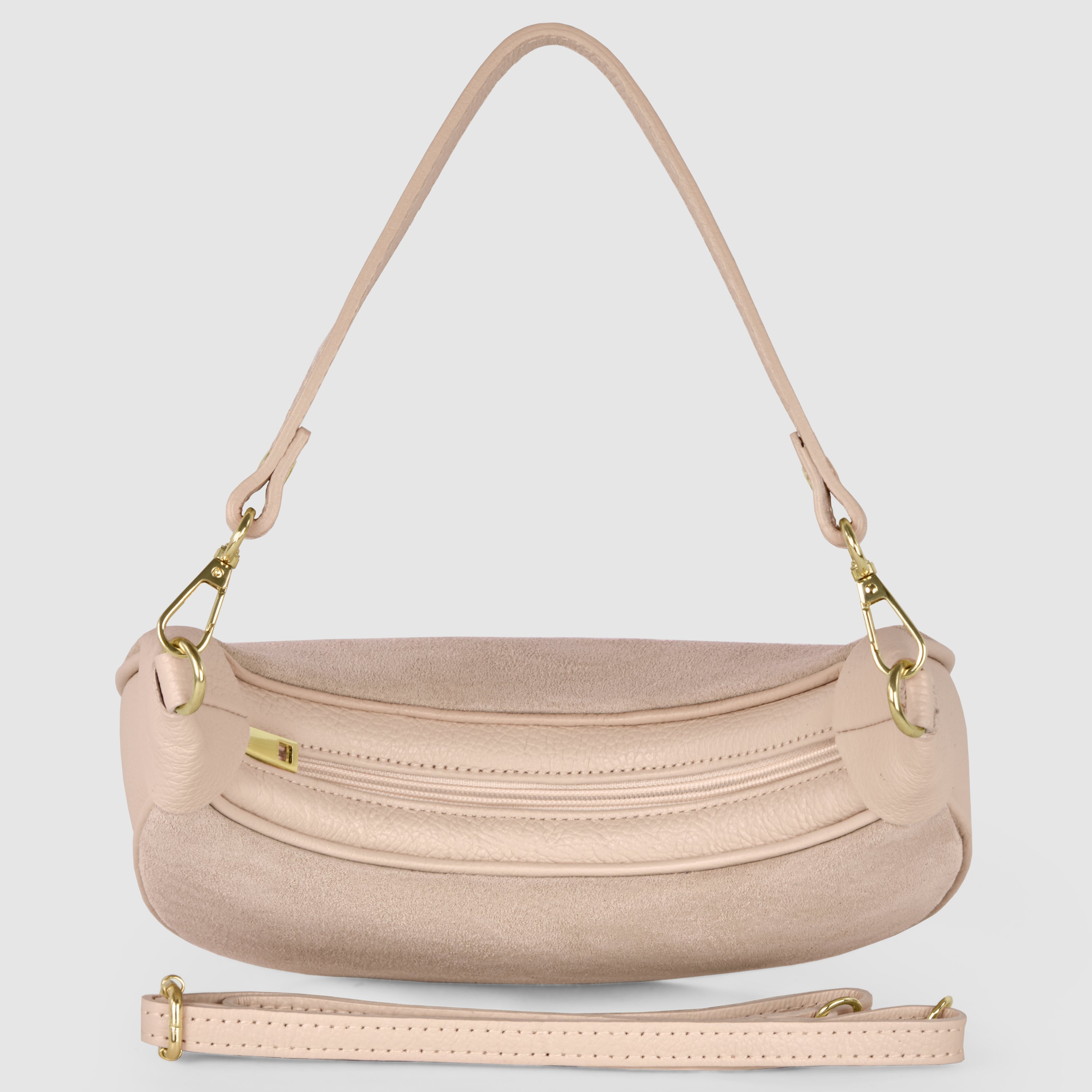 Italian Genuine Suede Shoulder Bag 222024