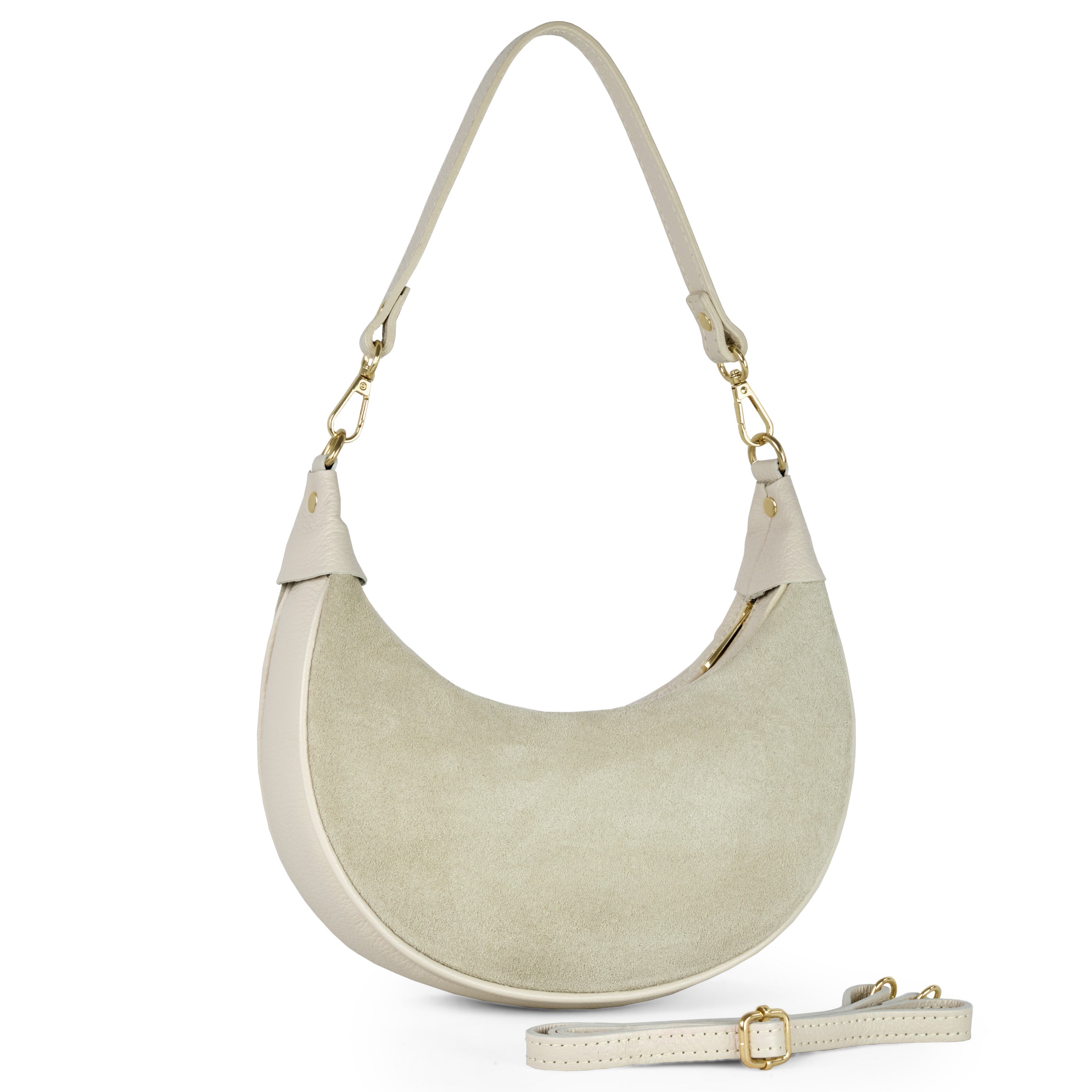Italian Genuine Suede Shoulder Bag 222024