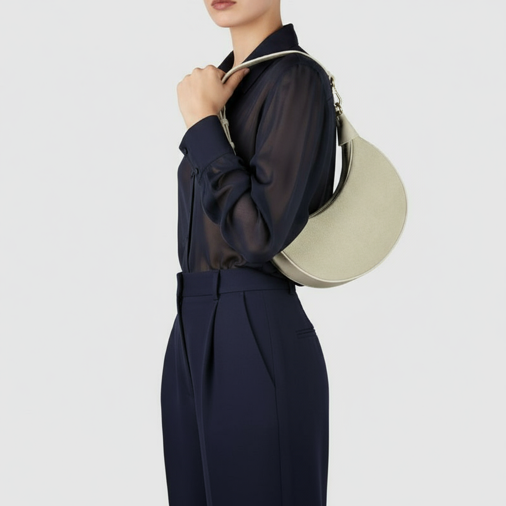 Italian Genuine Suede Shoulder Bag 222024