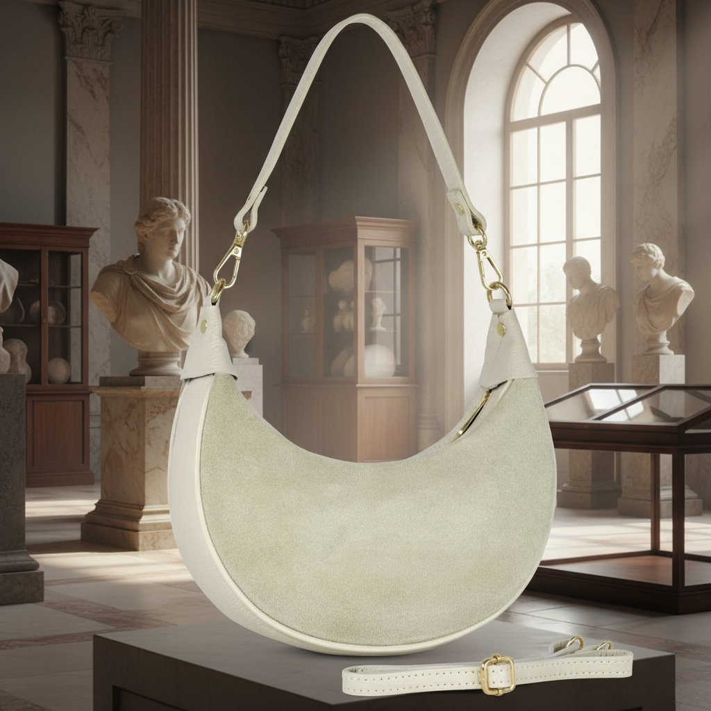 Italian Genuine Suede Shoulder Bag 222024