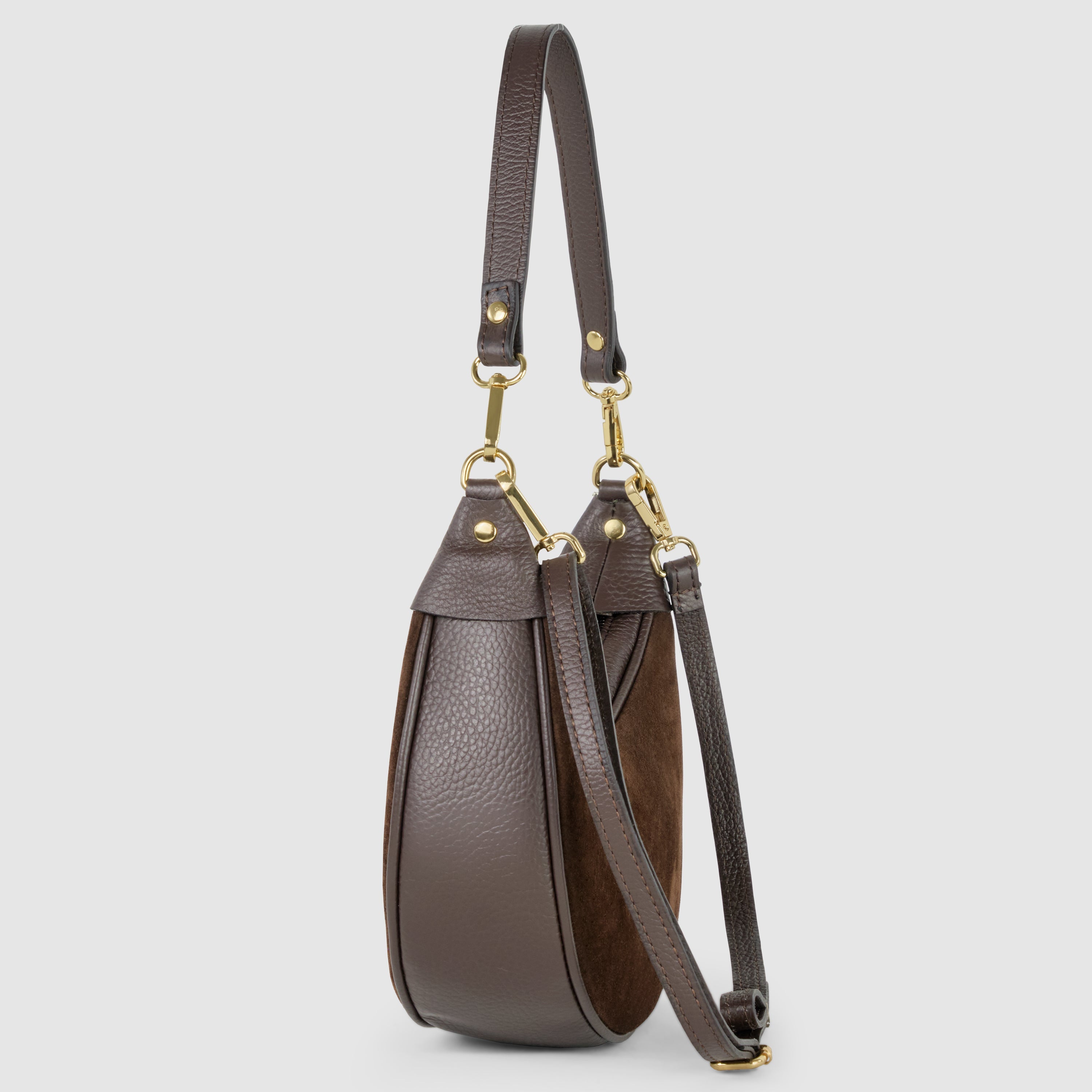 Italian Genuine Suede Shoulder Bag 222024