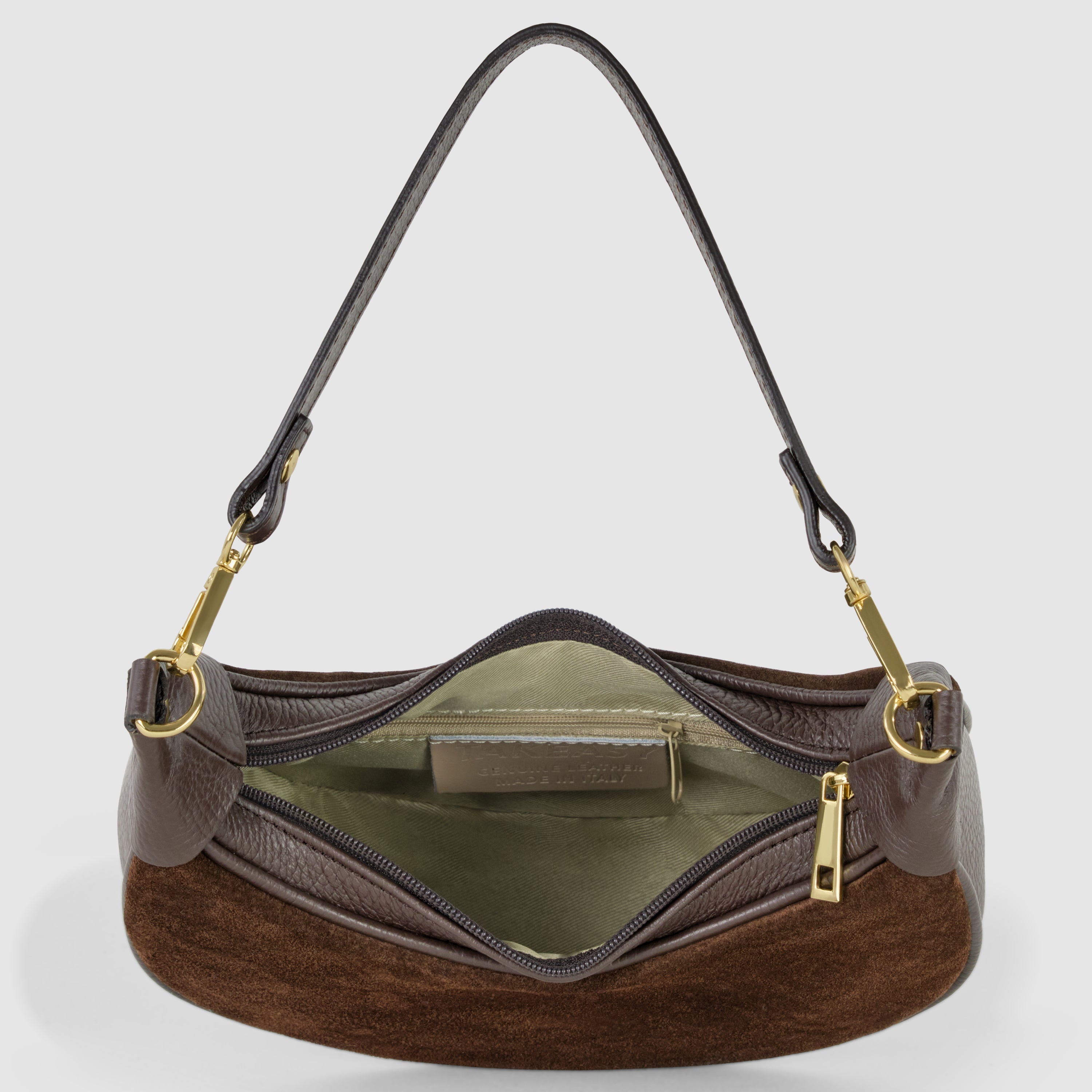 Italian Genuine Suede Shoulder Bag 222024
