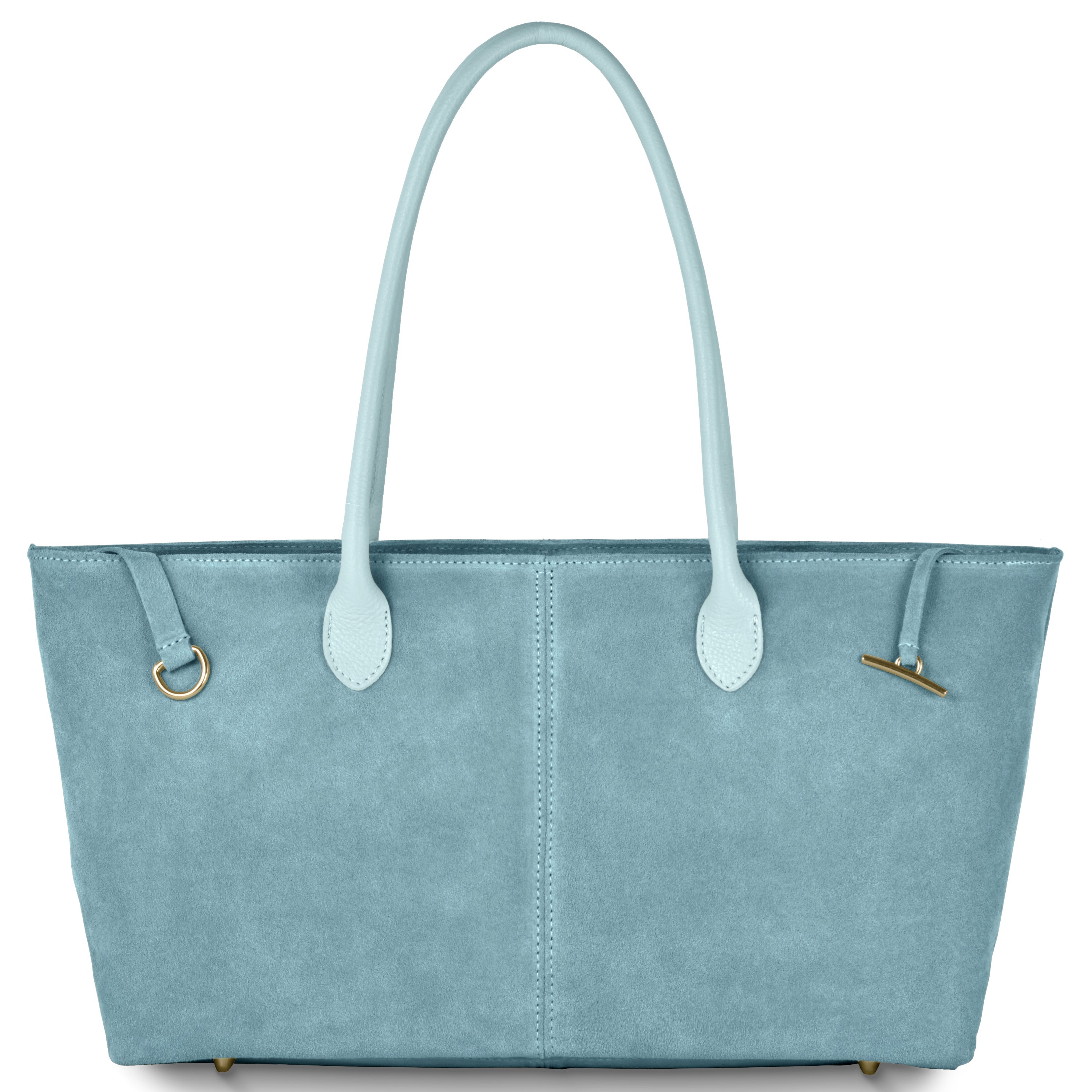 Italian Genuine Suede Satchel Bag