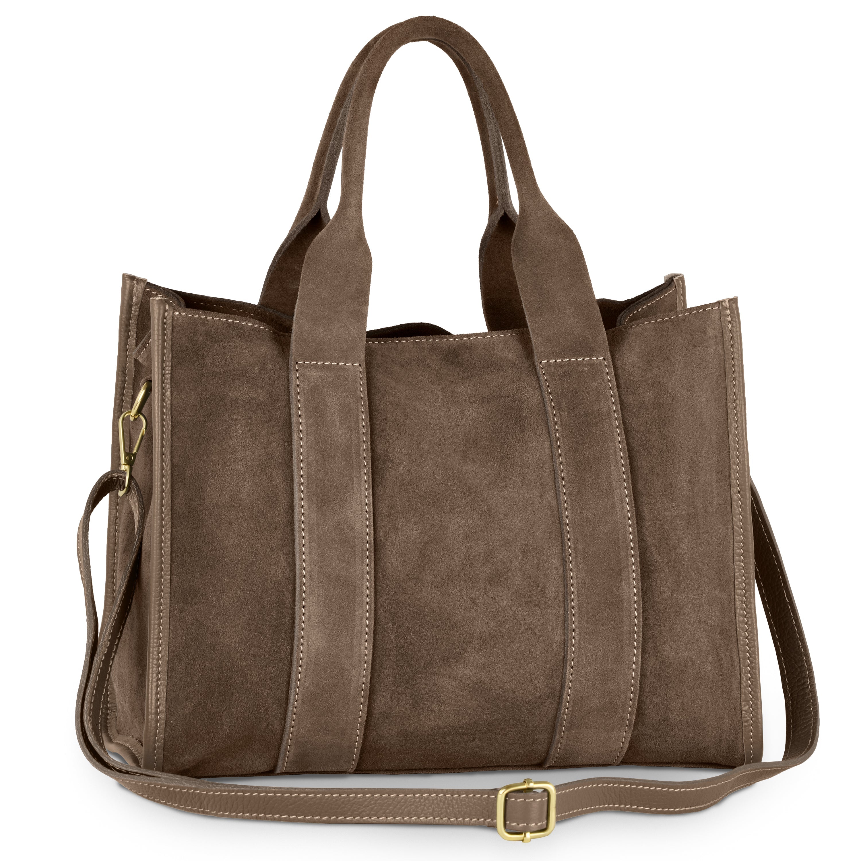 Italian Genuine Suede Tote Bag 282611