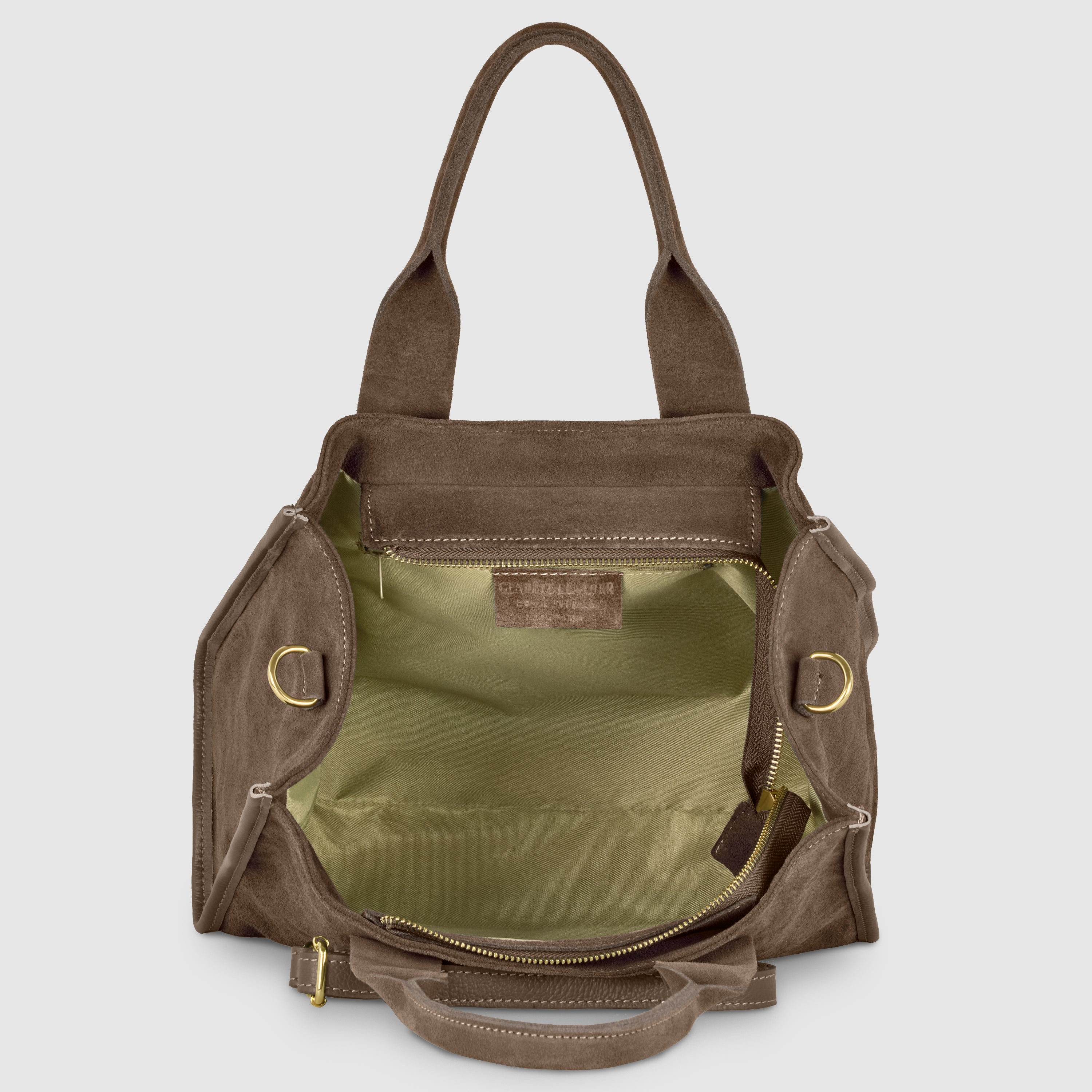 Italian Genuine Suede Tote Bag 282611