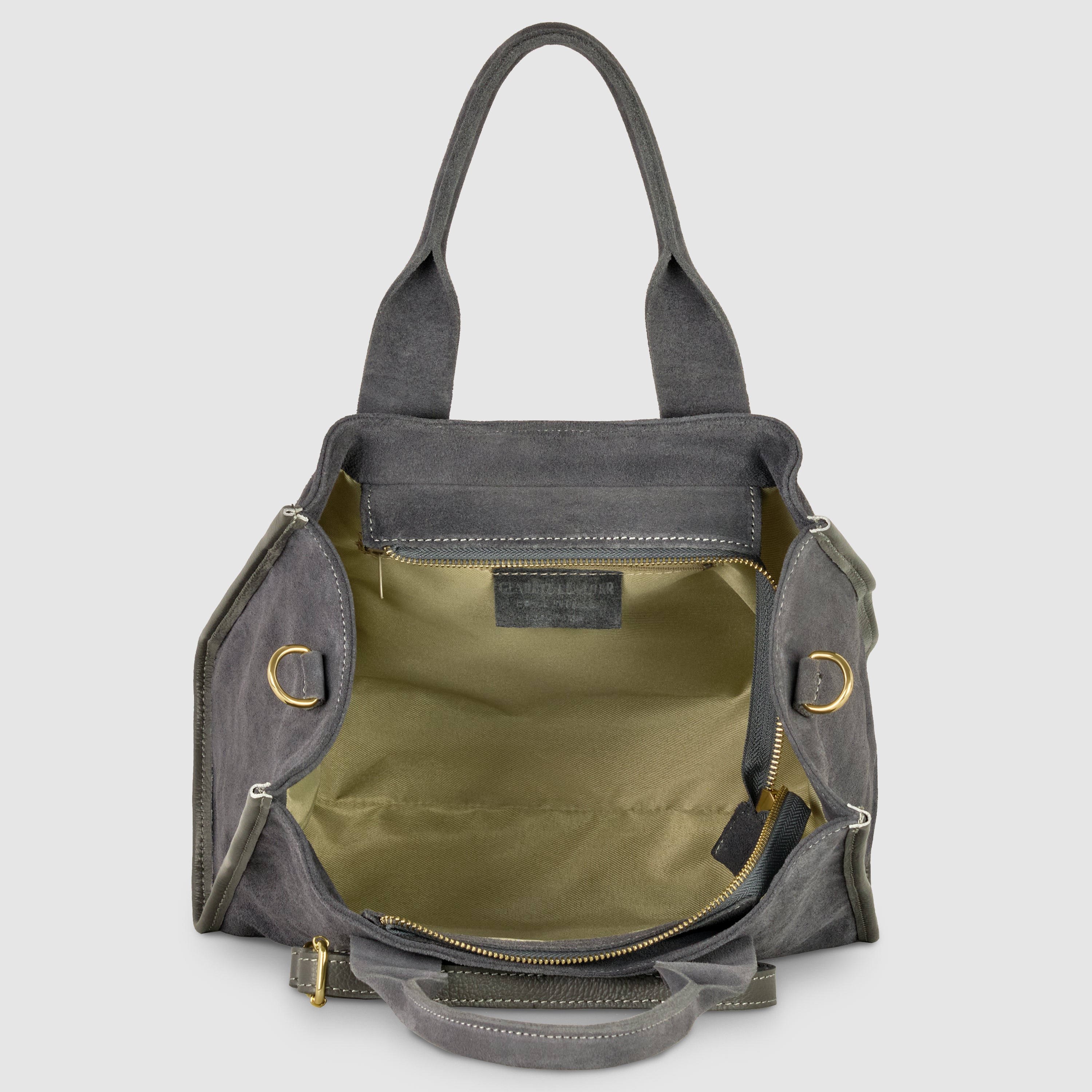 Italian Genuine Suede Tote Bag 282611