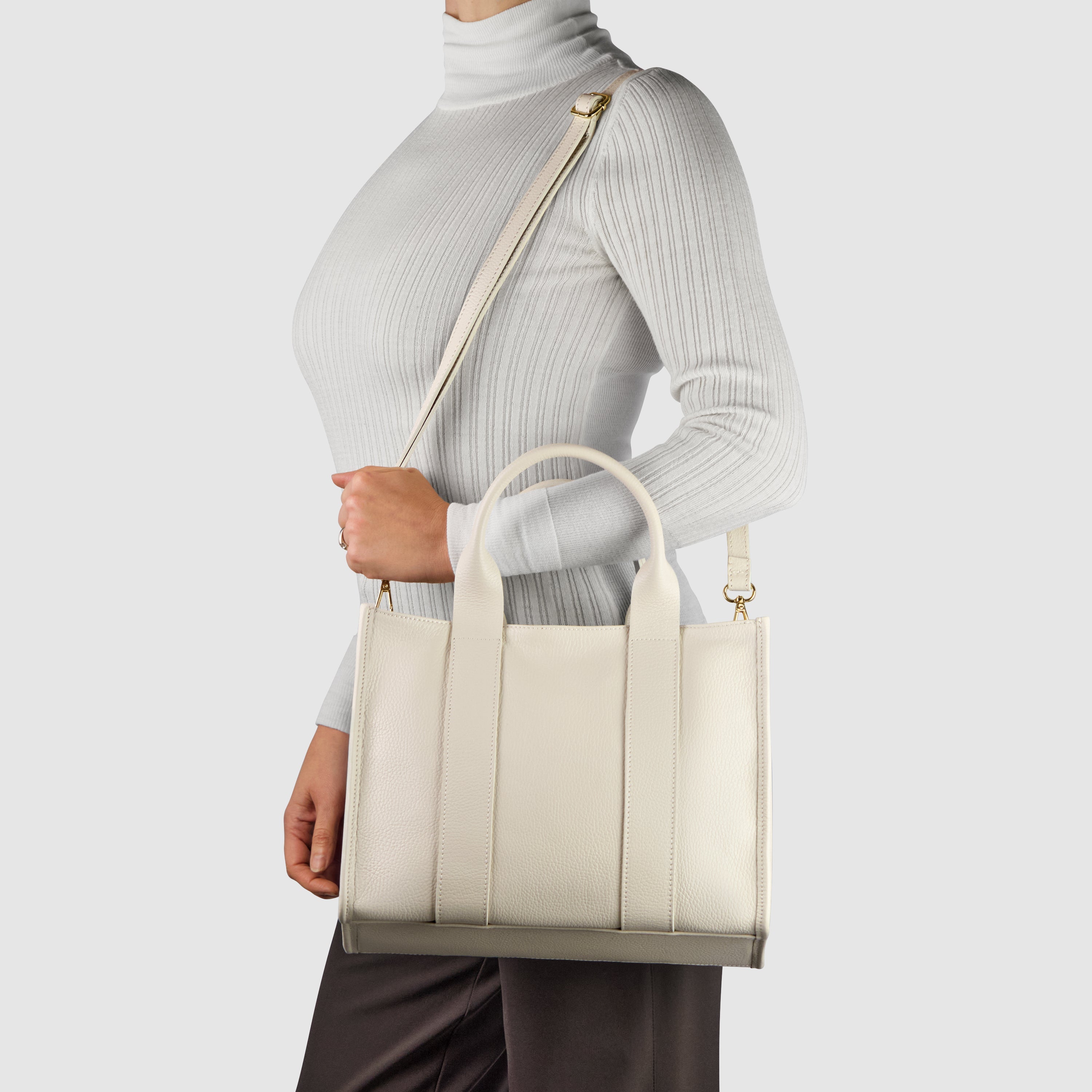 Calf Leather Tote Bag