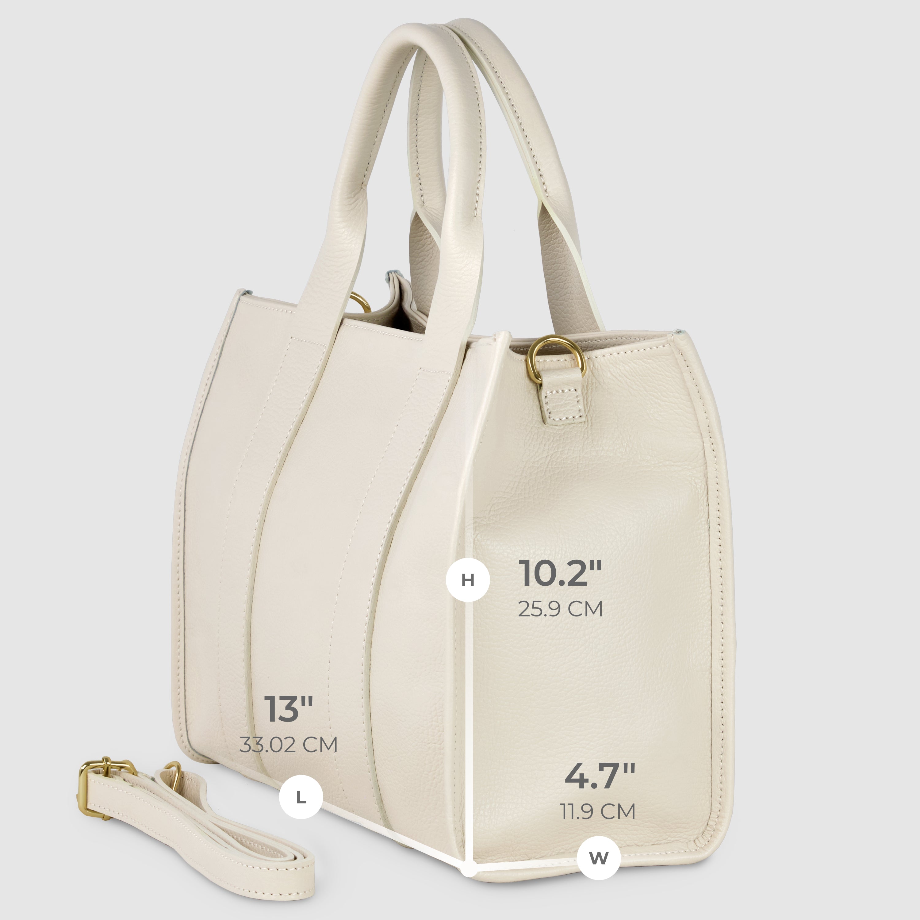 Calf Leather Tote Bag