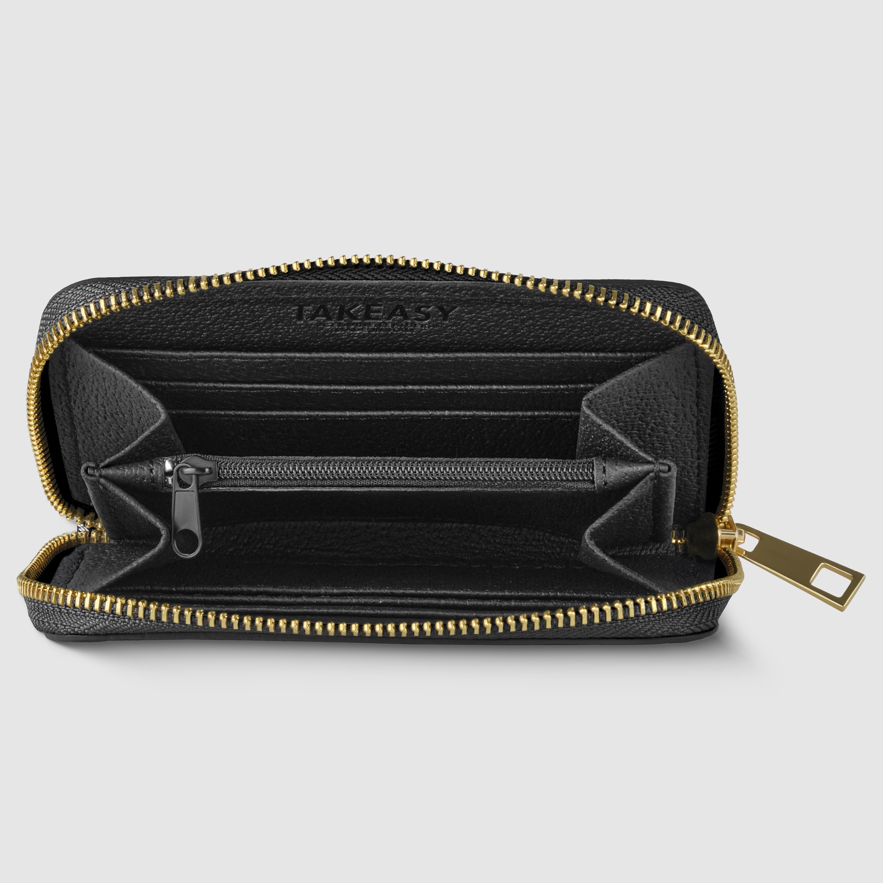 Weave Metallic Suede Leather Wallet