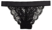 Pretty Lace Bikini With Laser Cut Waistband