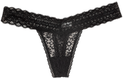 V-Front Lace Thong