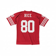 Men's Jerry Rice Scarlet San Francisco 49ers 1990 Legacy Player Jersey