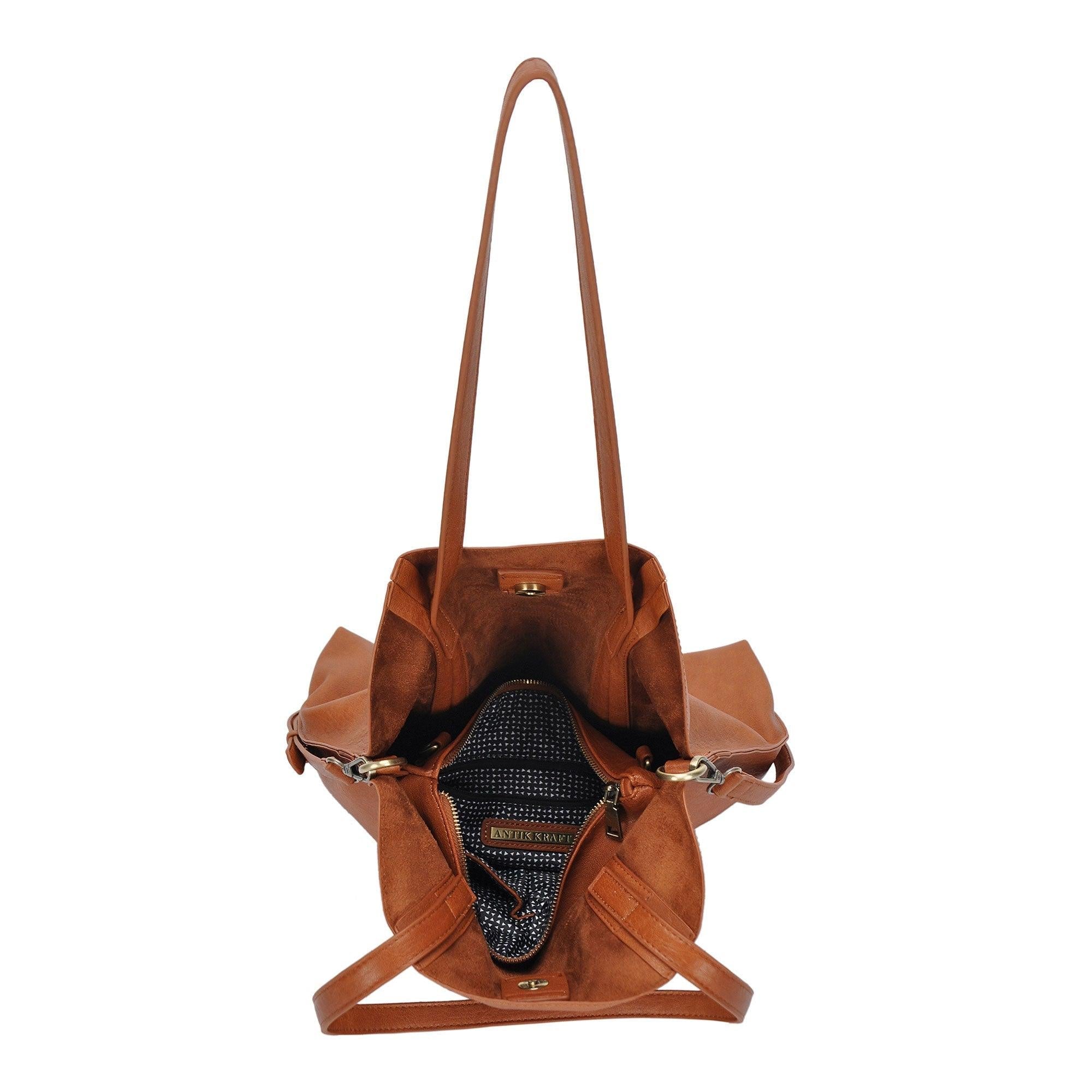 Faith 2 In 1 Detachable Pouch & Strap Tote