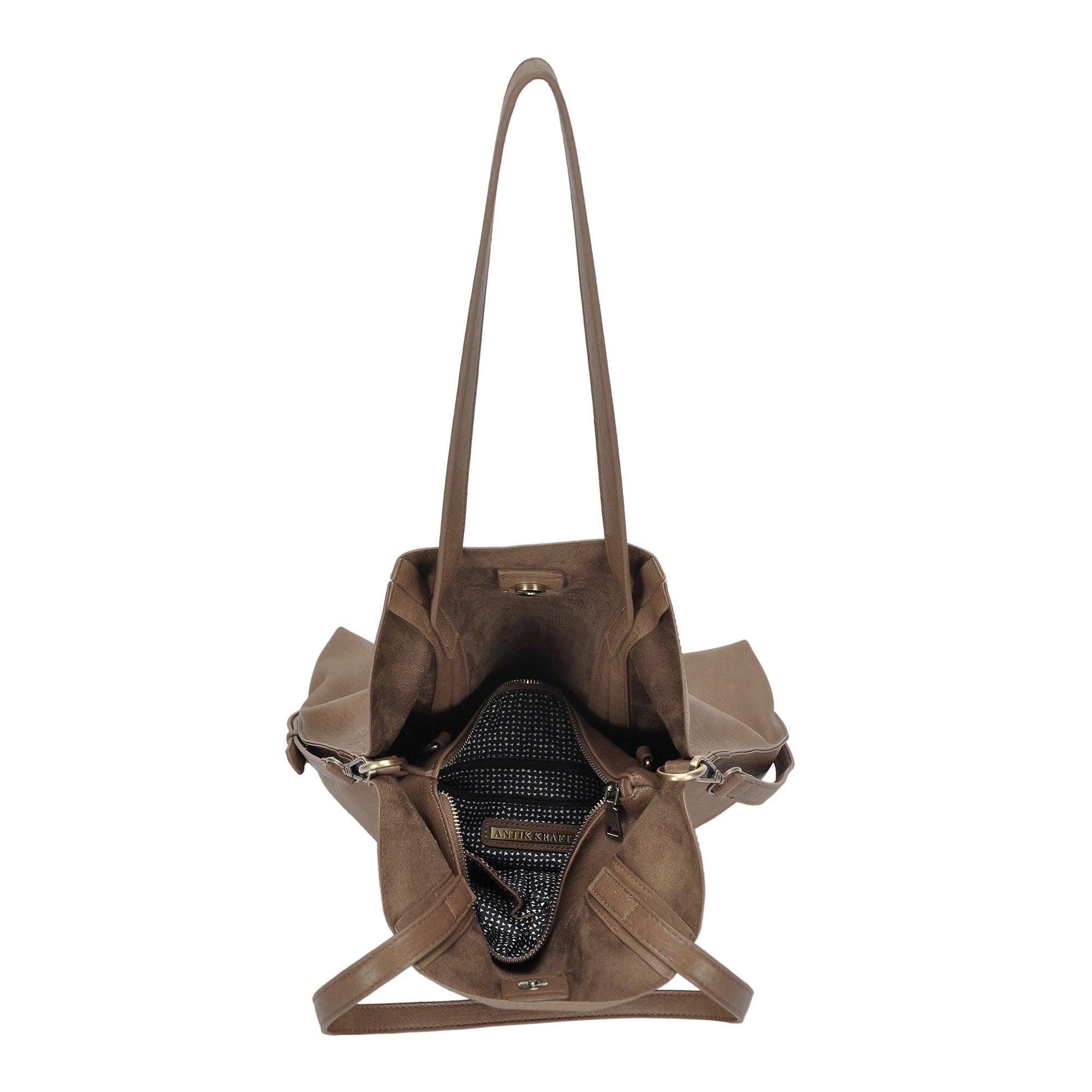 Faith 2 In 1 Detachable Pouch & Strap Tote