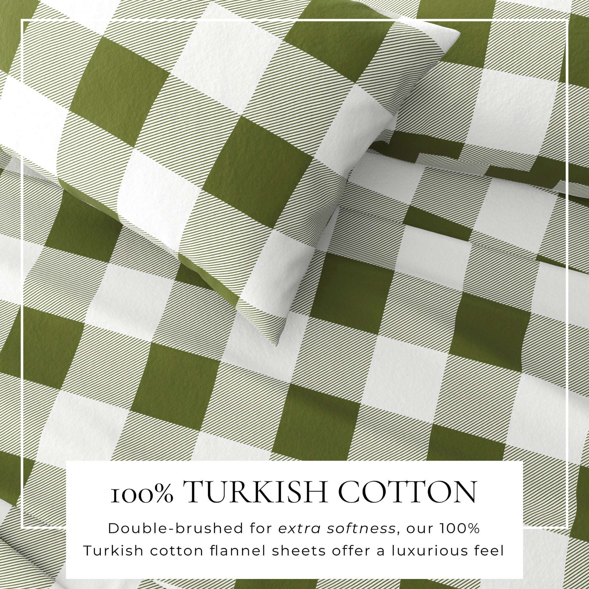 Turkish Cotton Flannel Sheet - Belle Collection