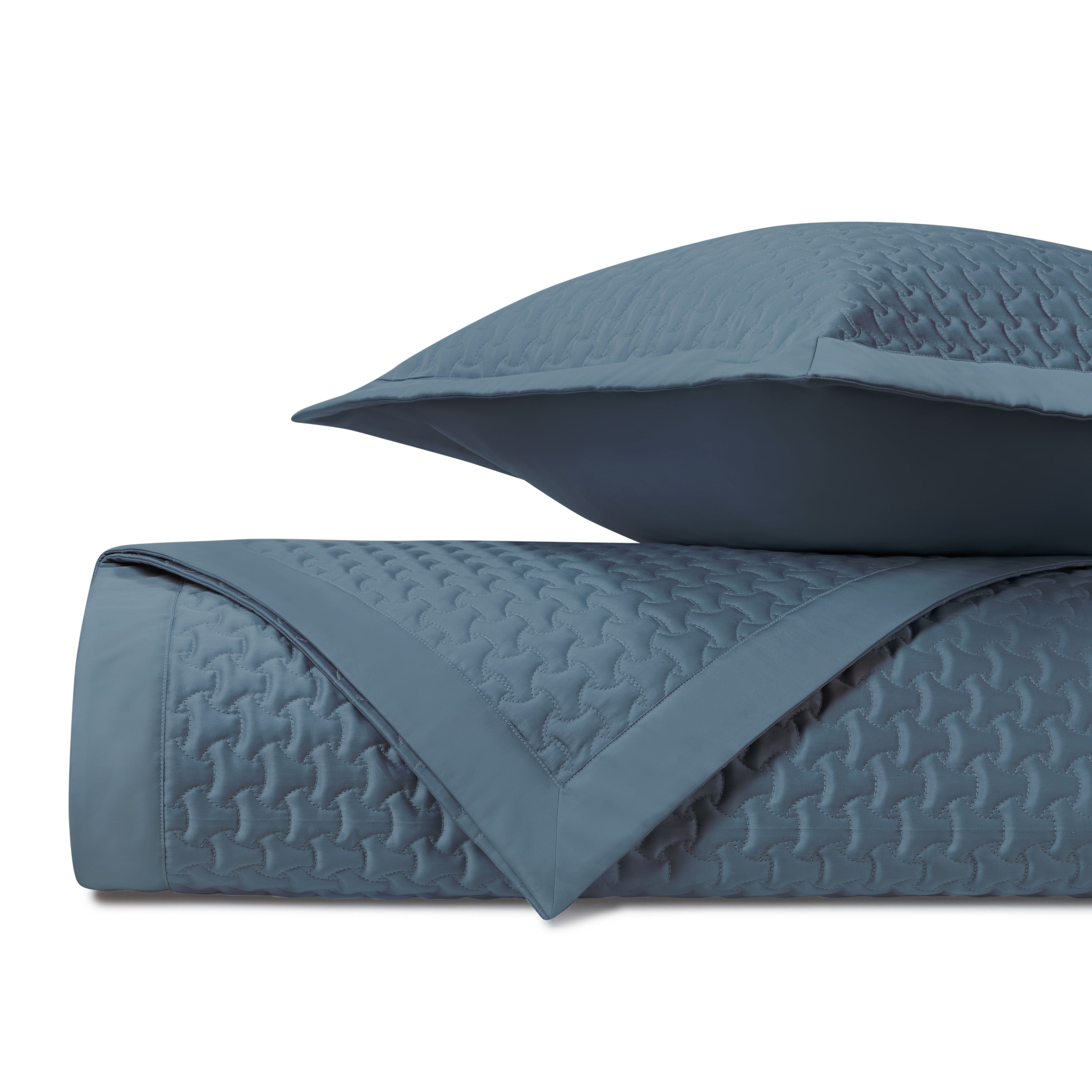 Trinity Quilted Coverlet (euro) Set