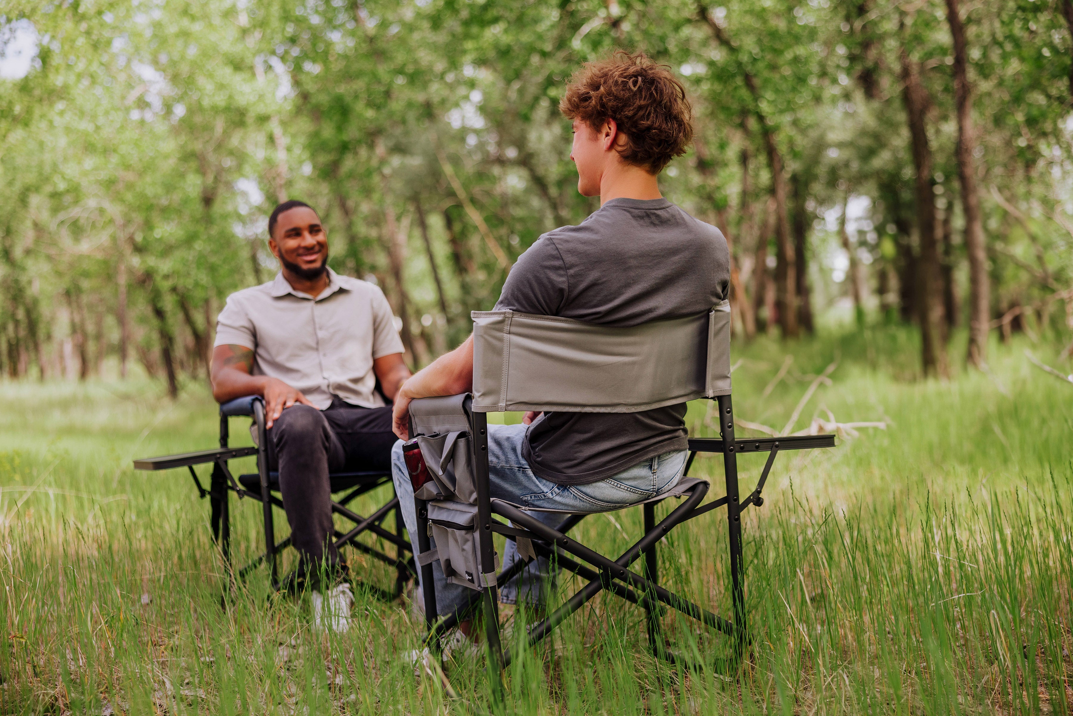 Purple Sports Chair With Side Table