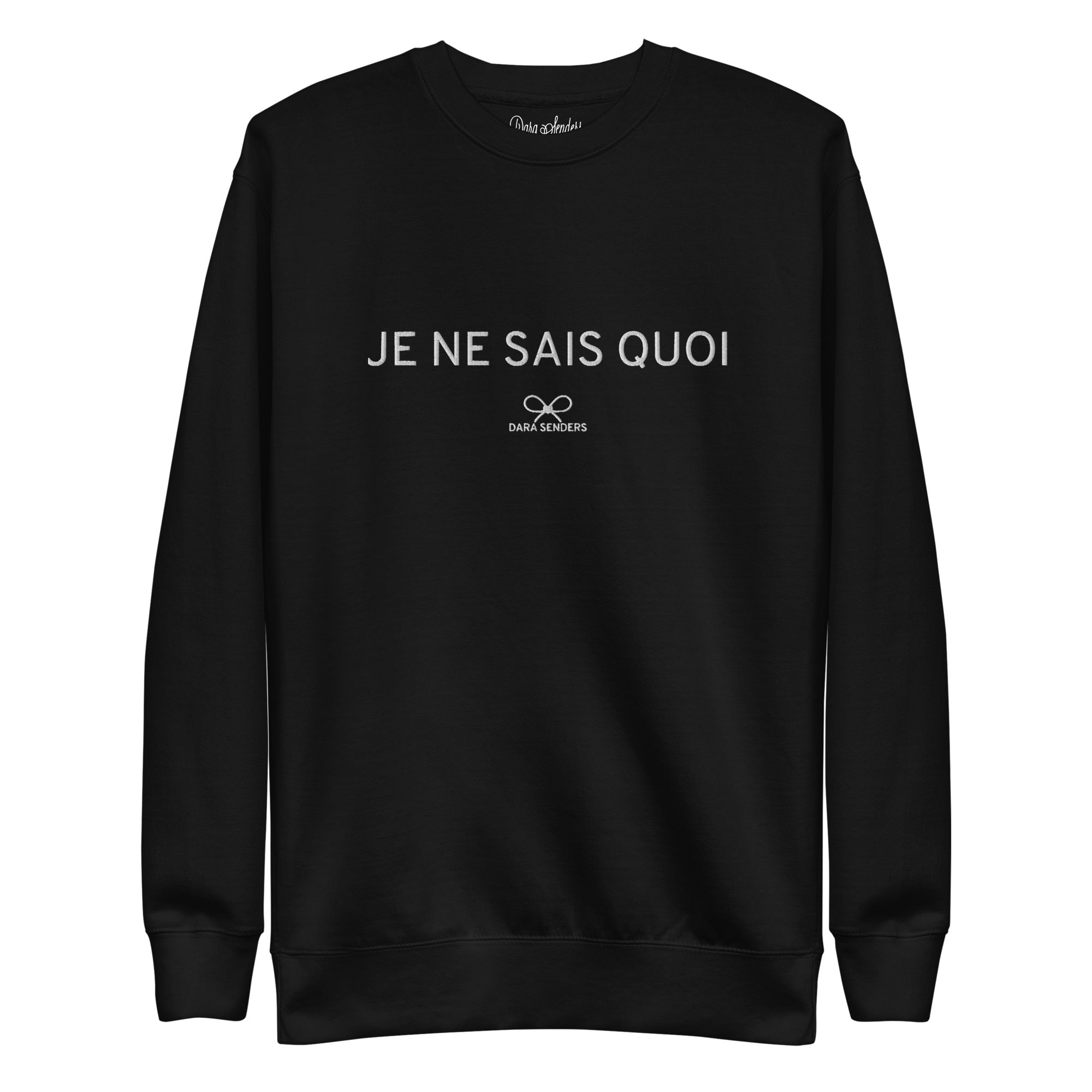 Je Ne Sais Quoi | Embroidered Pullover | Includes Plus Size