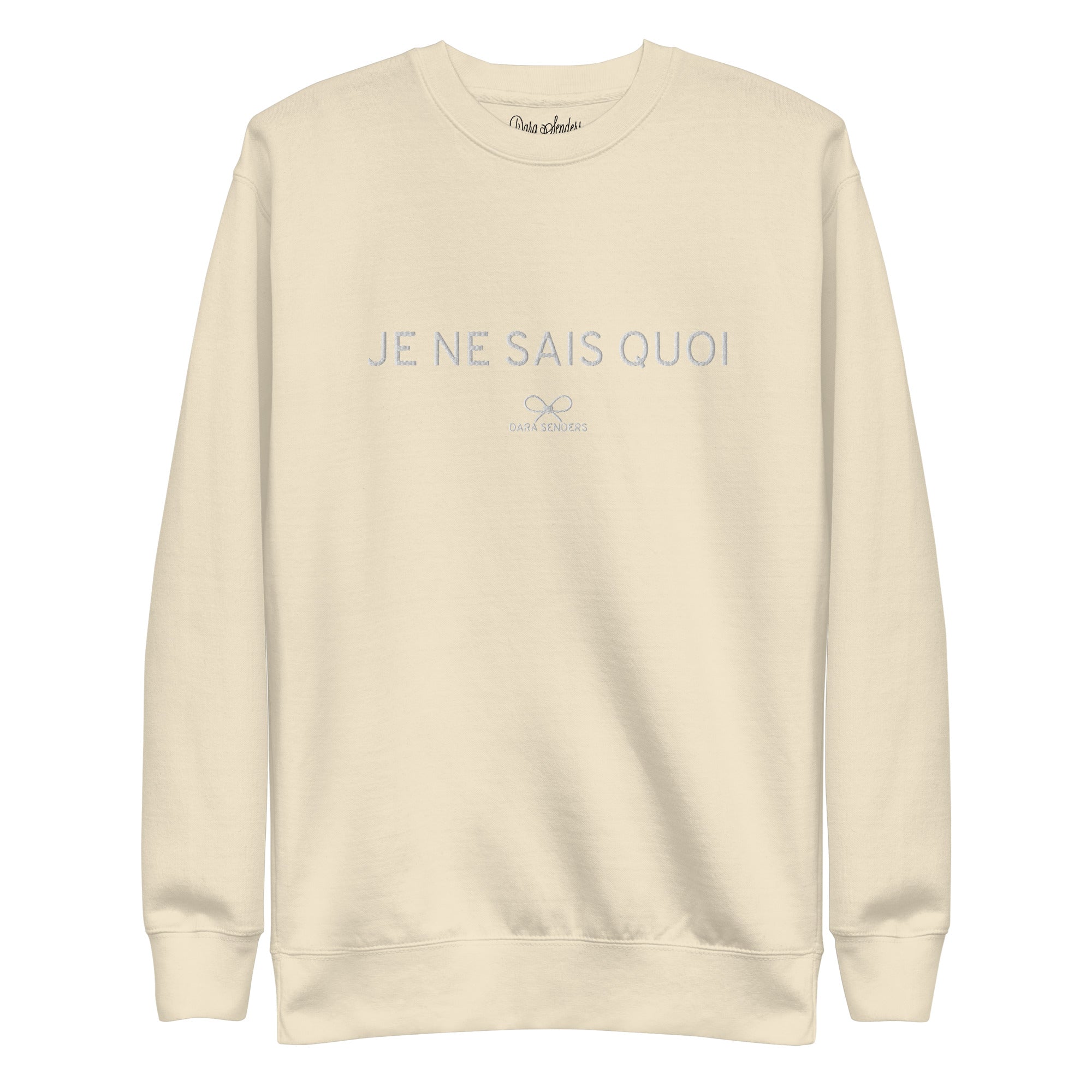 Je Ne Sais Quoi | Embroidered Pullover | Includes Plus Size