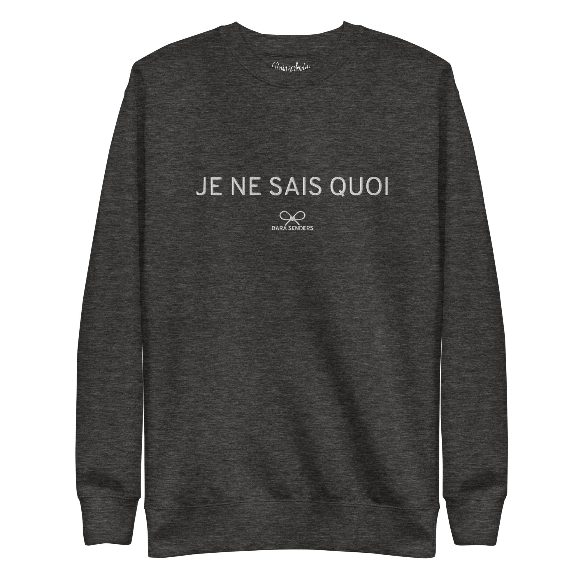 Je Ne Sais Quoi | Embroidered Pullover | Includes Plus Size