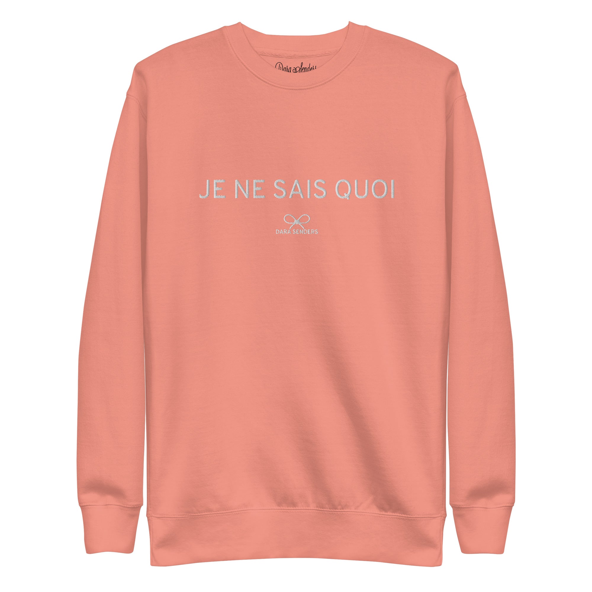 Je Ne Sais Quoi | Embroidered Pullover | Includes Plus Size