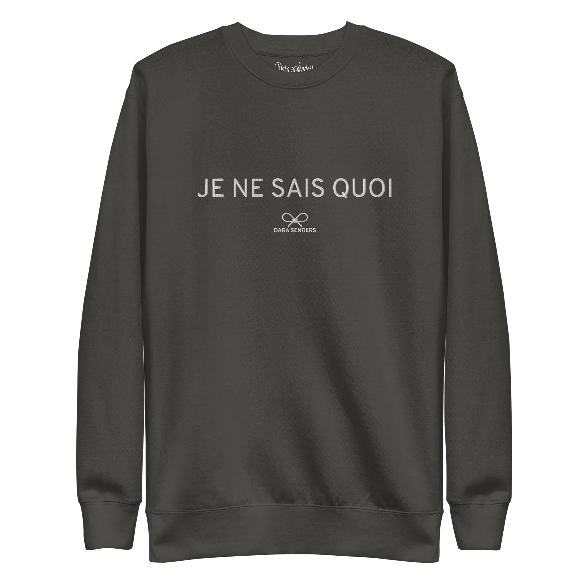 Je Ne Sais Quoi | Embroidered Pullover | Includes Plus Size